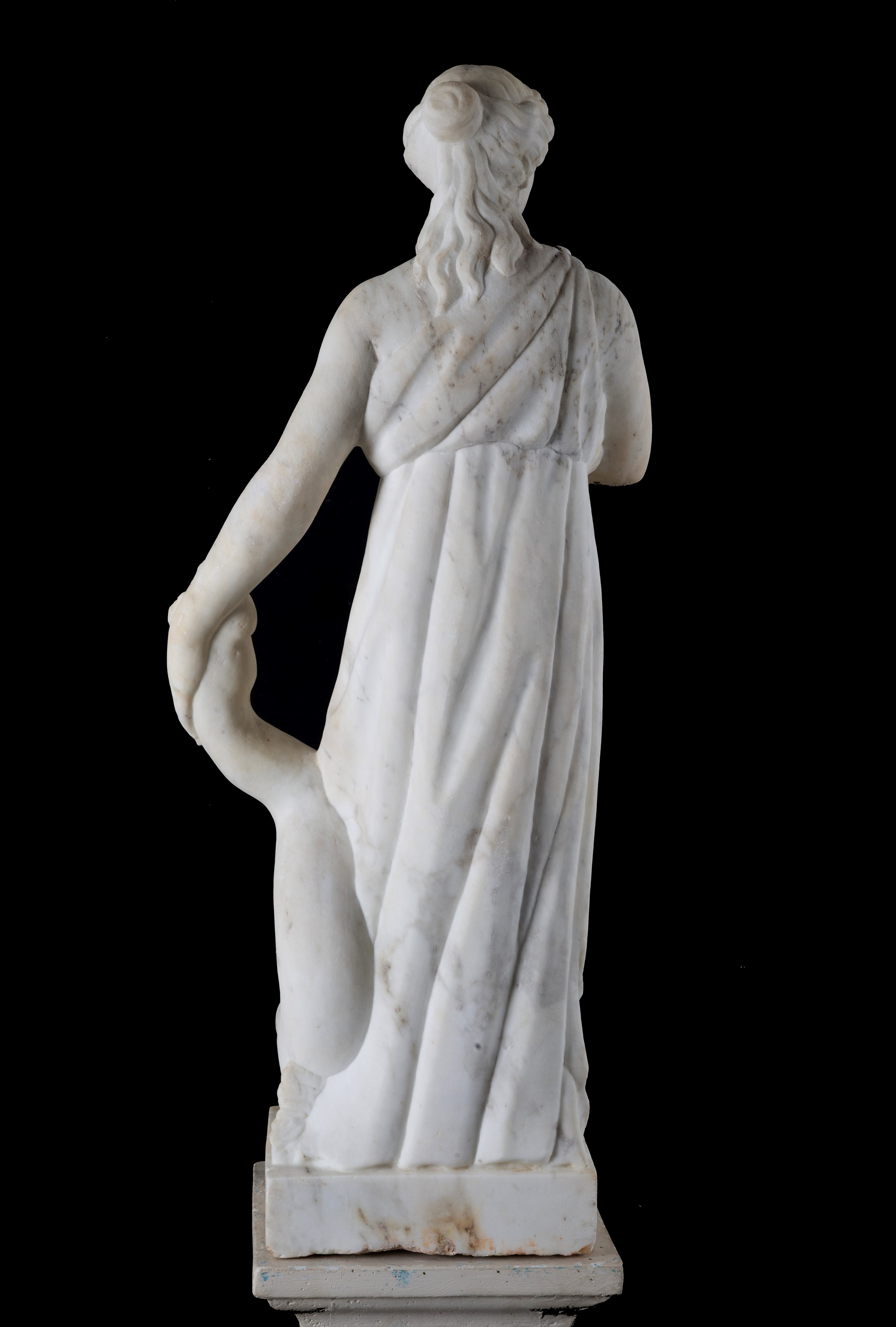 Scultore del XIX secolo, Allegoria dell'acqua, scultura in marmo