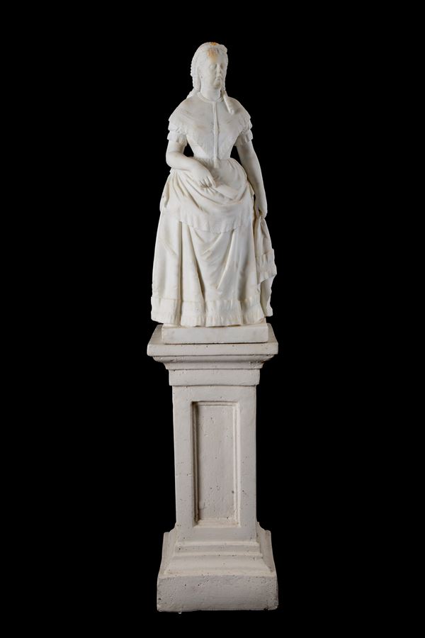 Marble sculpture "LADY"