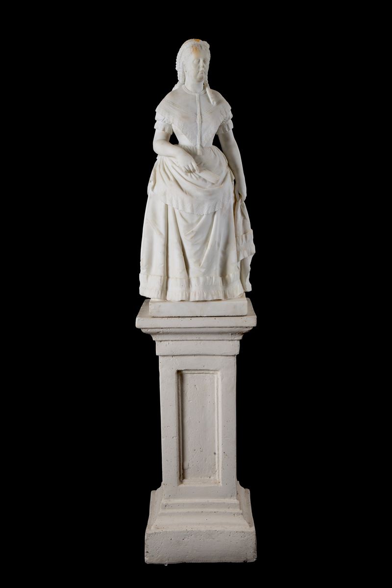 Scultura in marmo "DAMA"