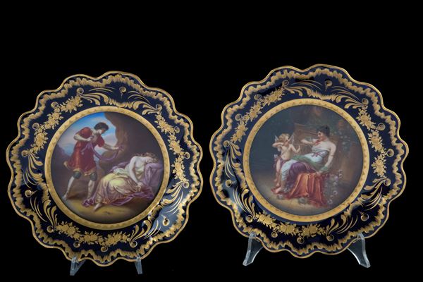 Pair of plates. Vienna