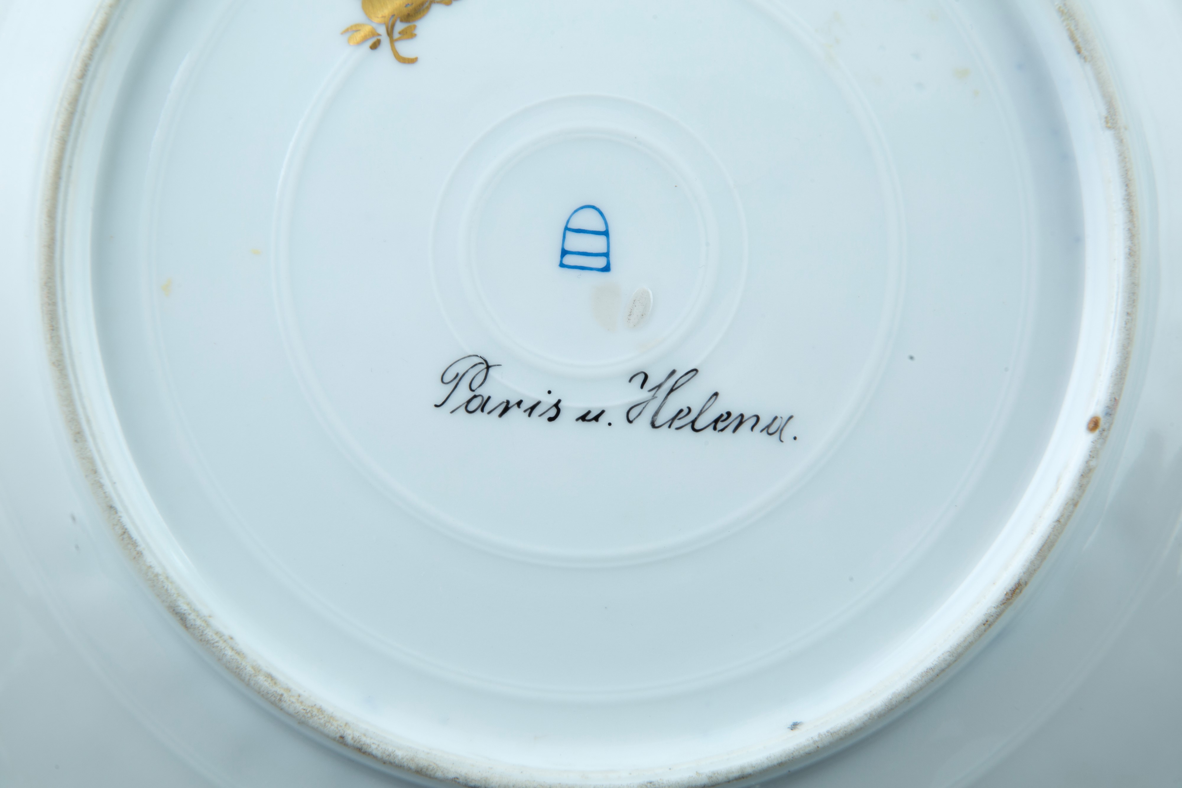 Coppia di piatti in porcellana, Vienna, Fine XIX secolo