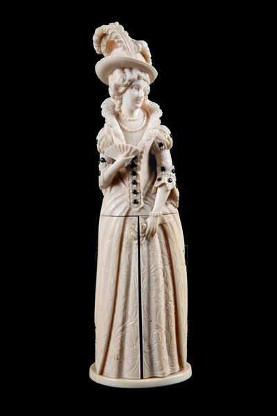 Scultura in Avorio "maria Stuarda"
