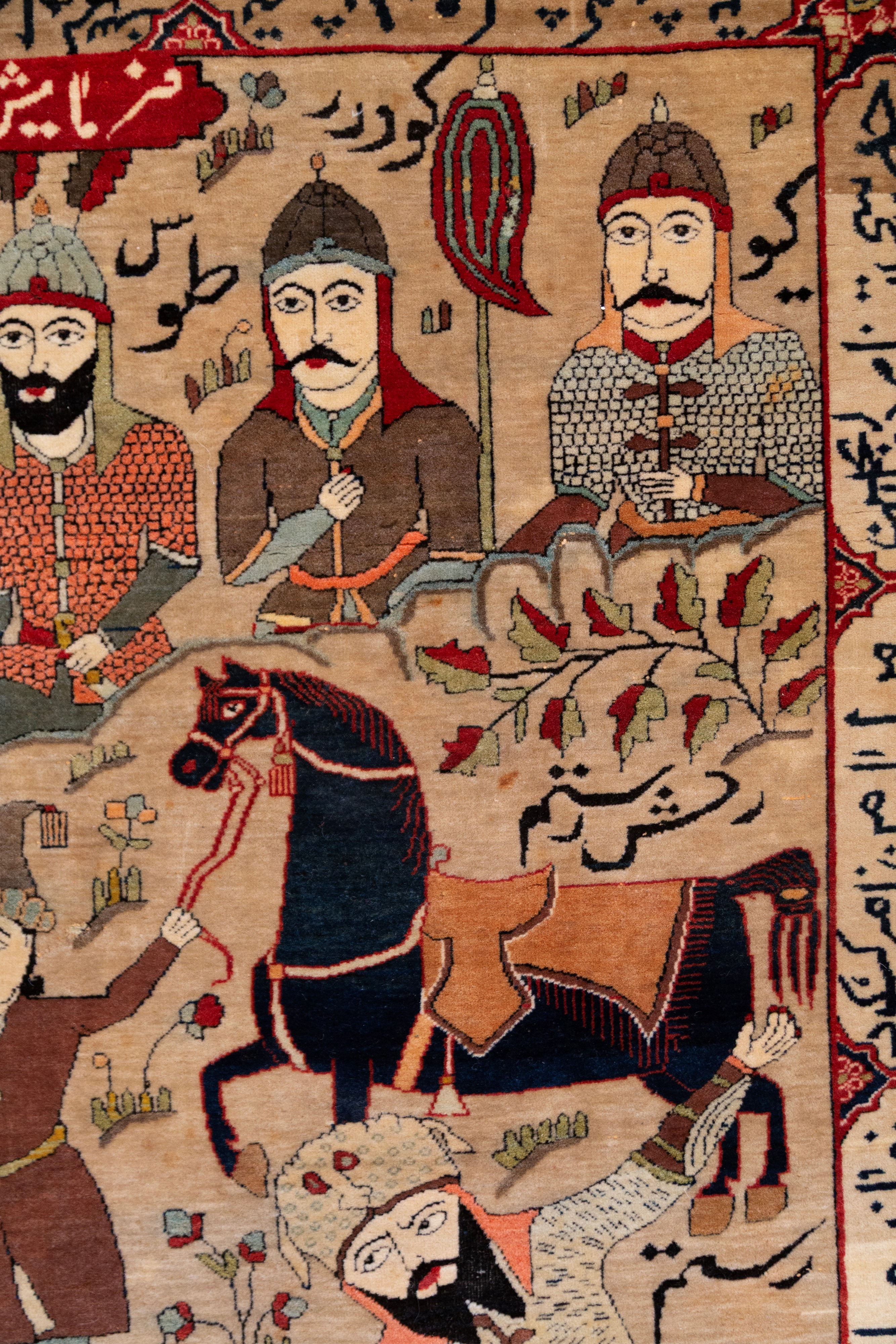 Tappeto Kashan. Firmato Attarha. Persia