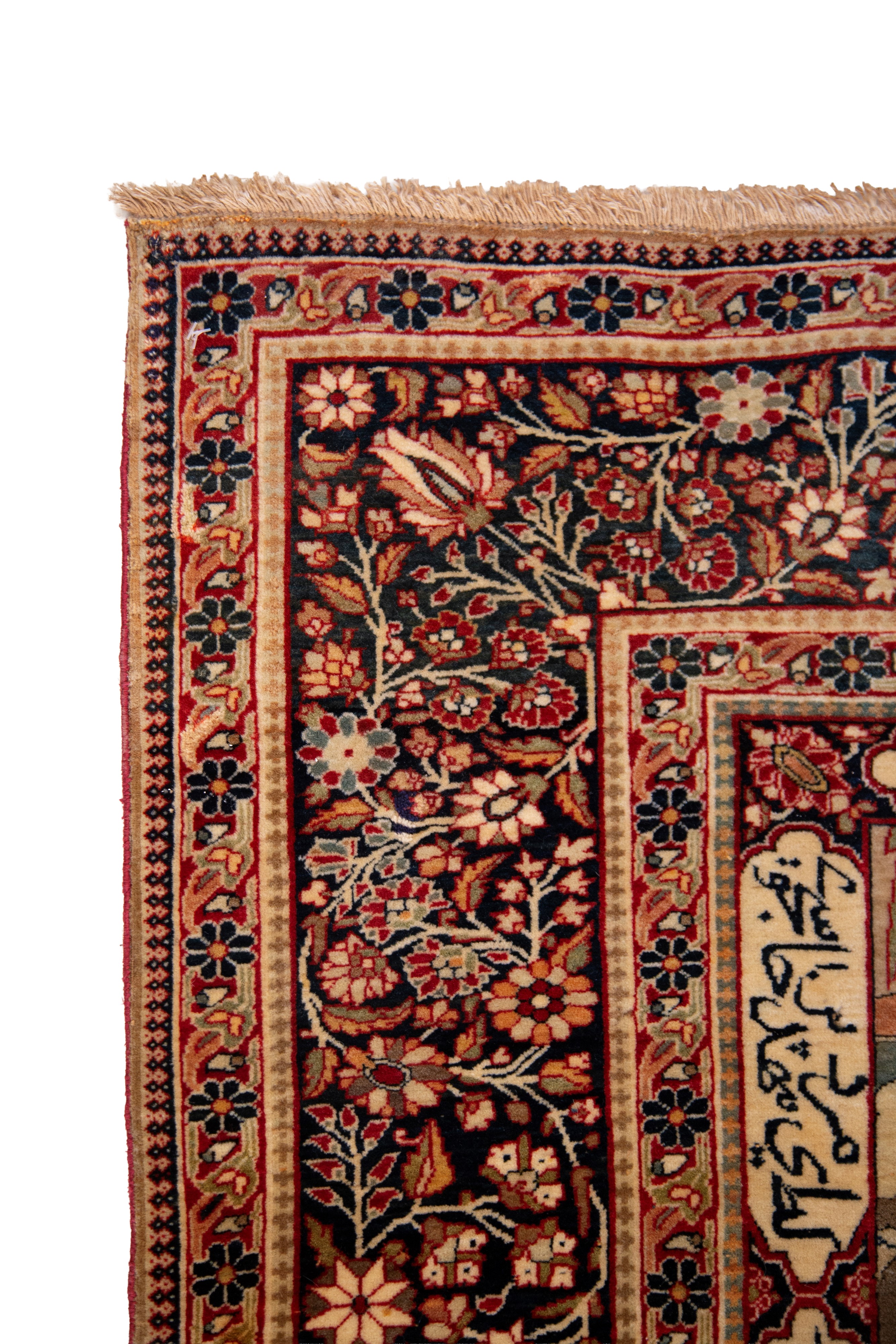 Tappeto Kashan. Firmato Attarha. Persia