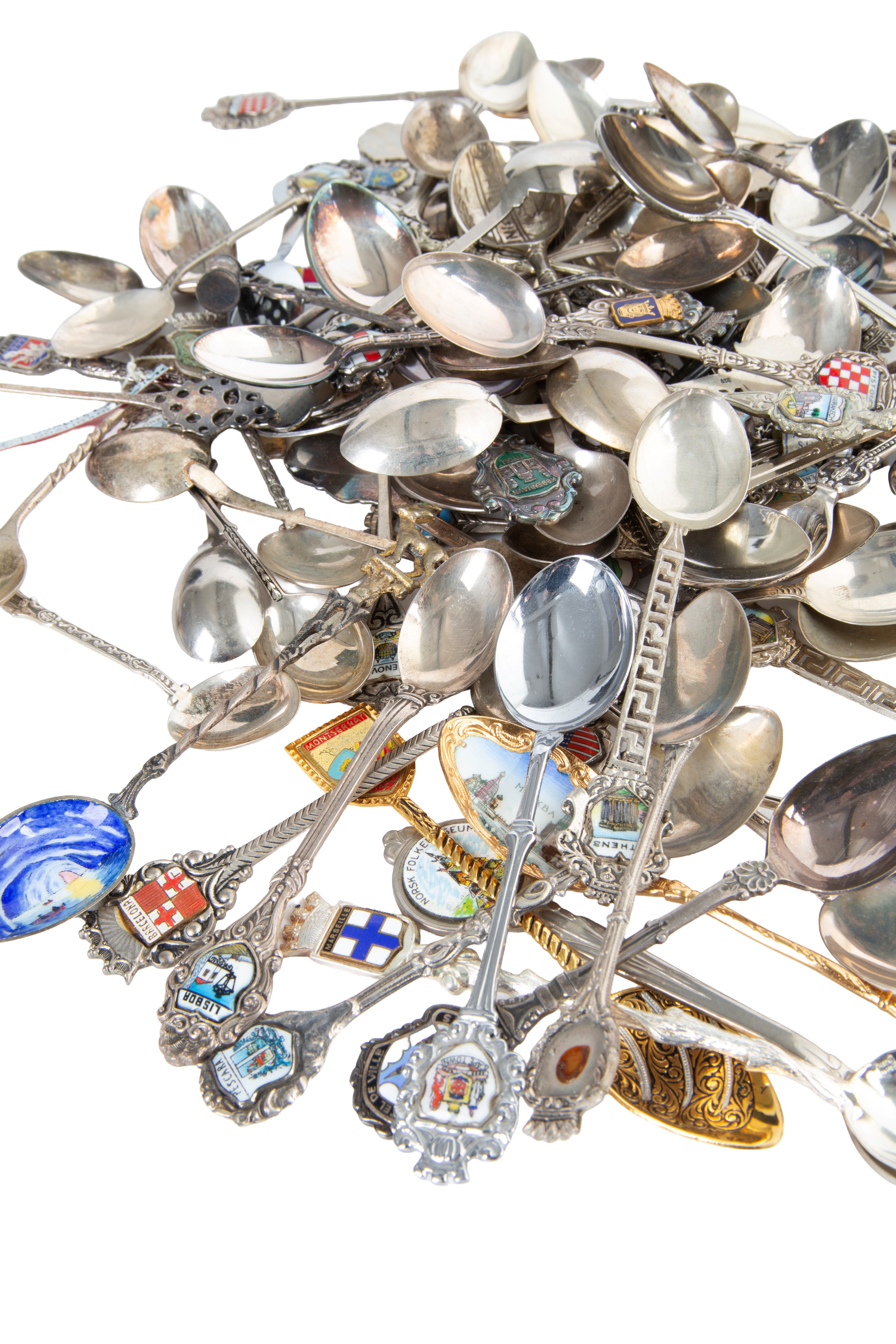 Centosette cucchiaini da collezione