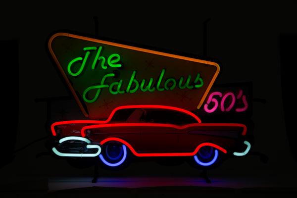 The Fabulous 50's signboard