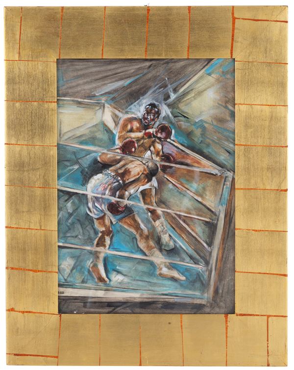 ARIS BACCI - Painting "BOXERS"