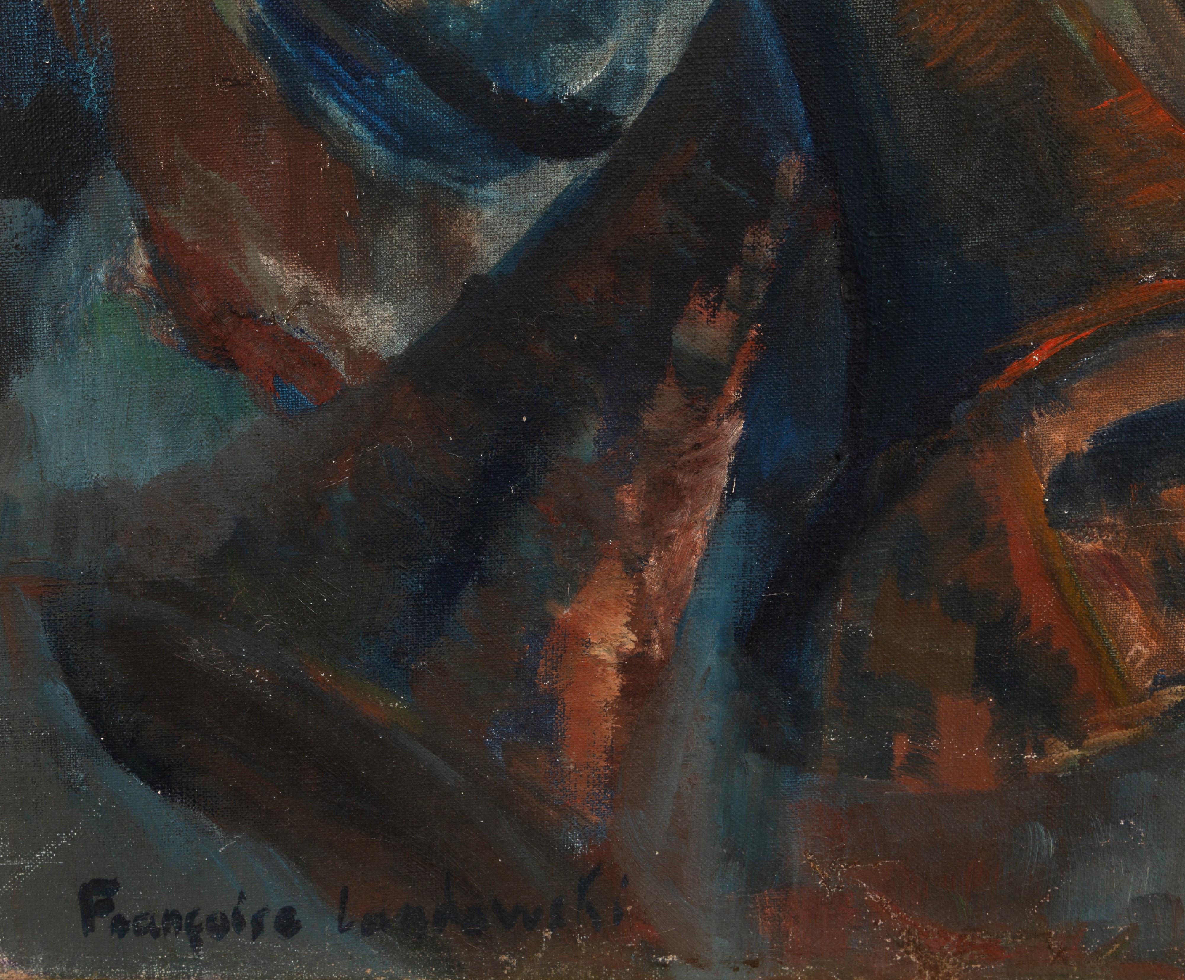 Francoise Landowski-caillet - Dipinto "suonatori"