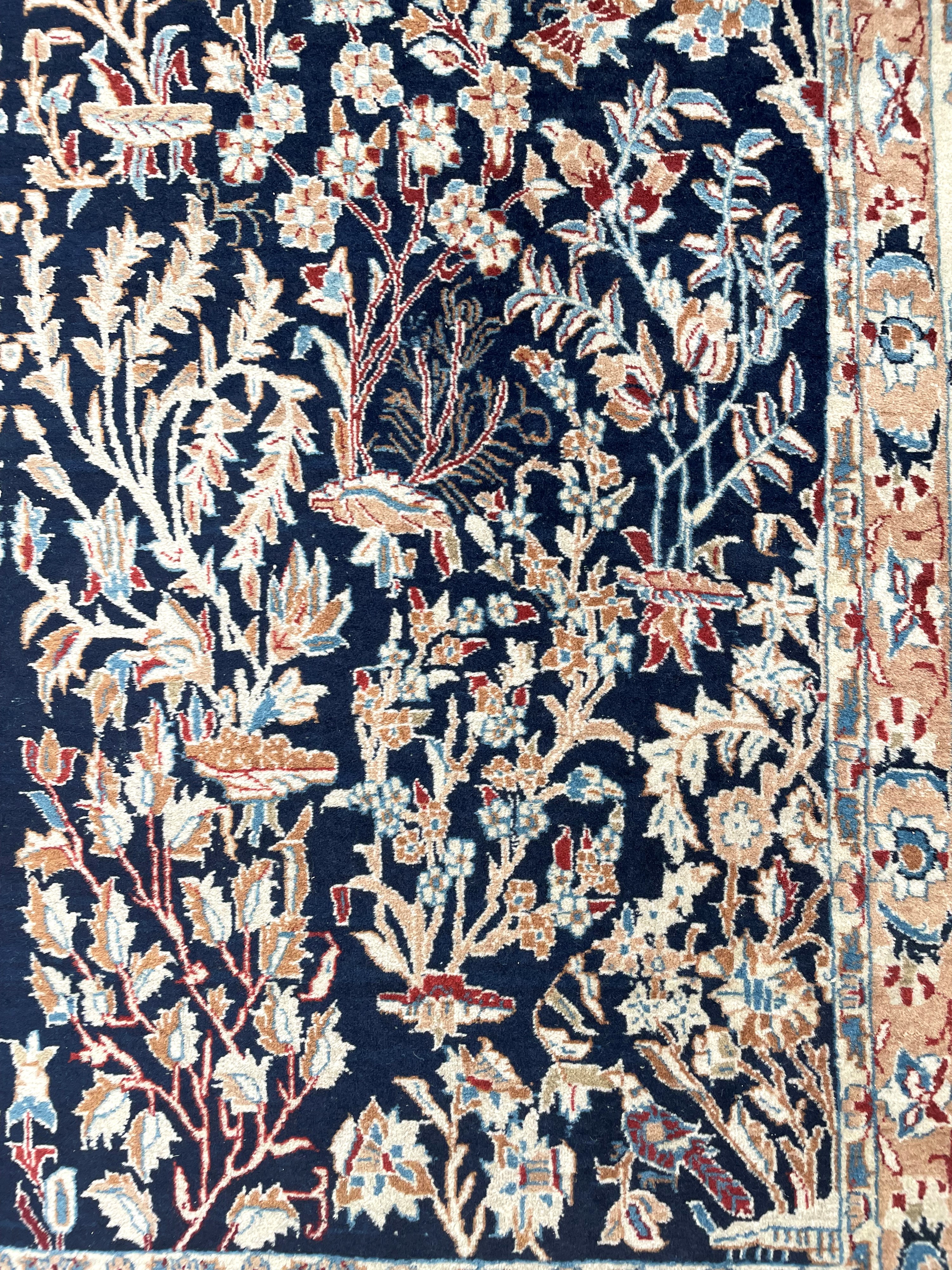 Tappeto Nain in lana e seta. Persia