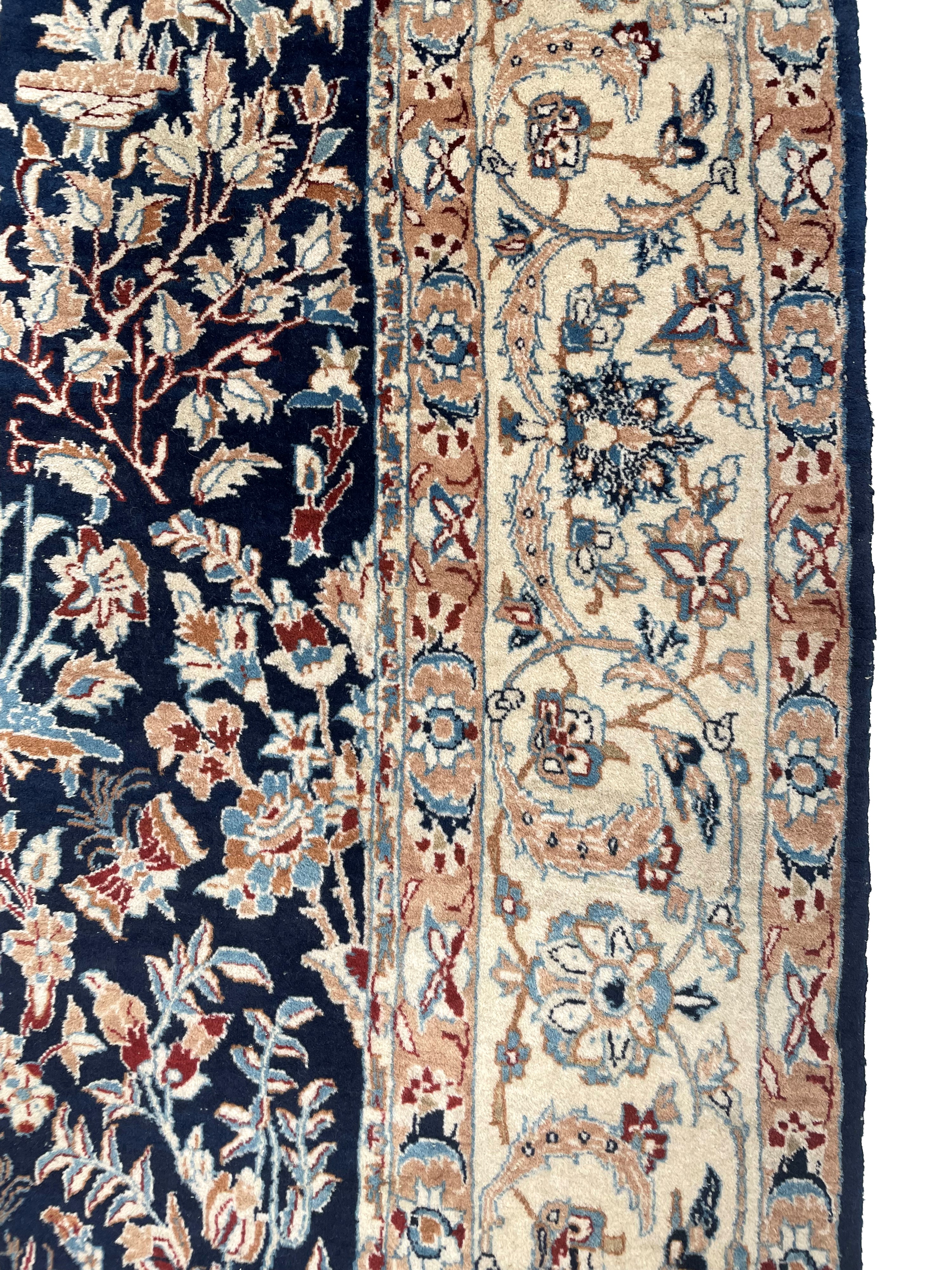 Tappeto Nain in lana e seta. Persia