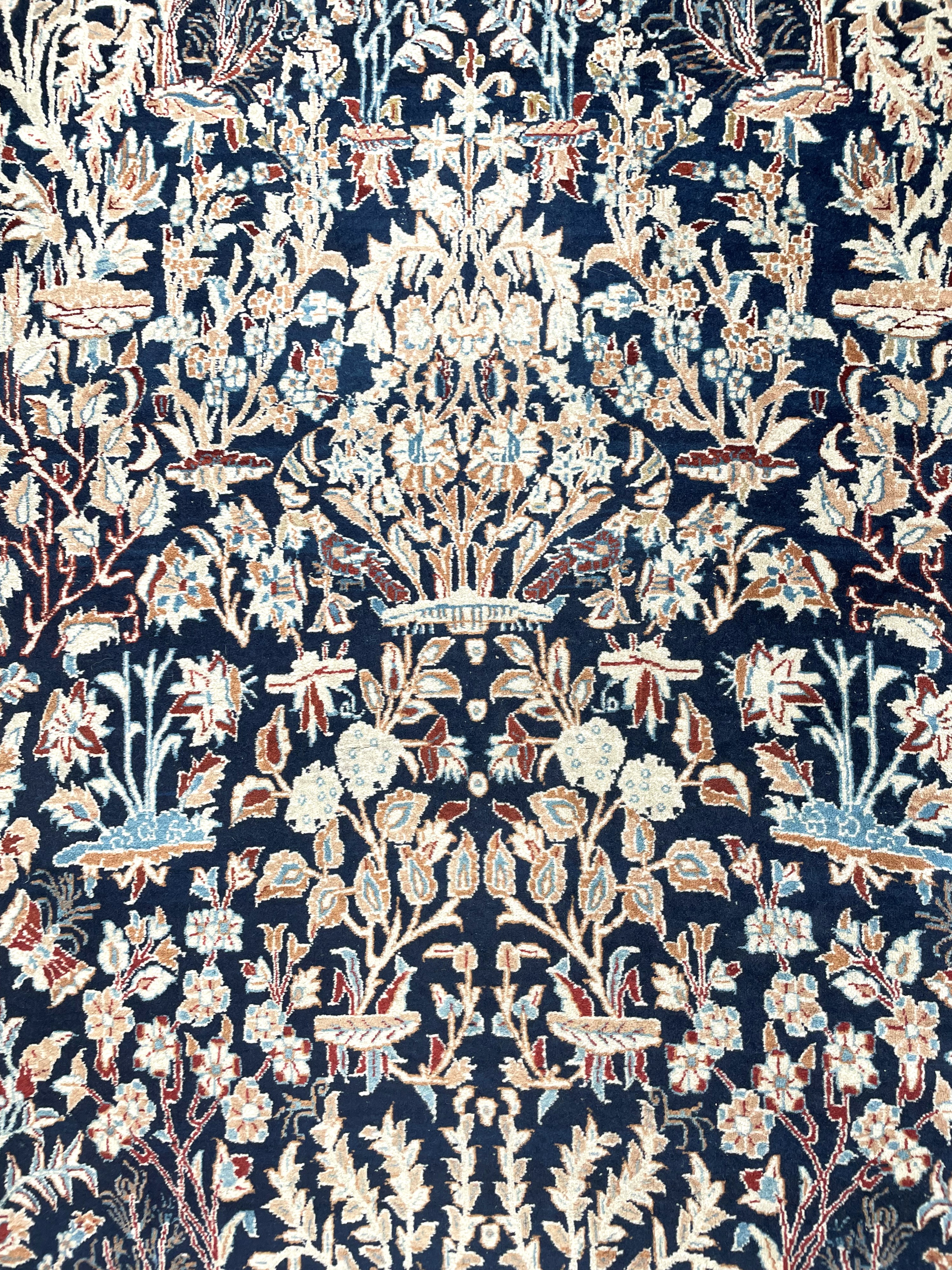 Tappeto Nain in lana e seta. Persia