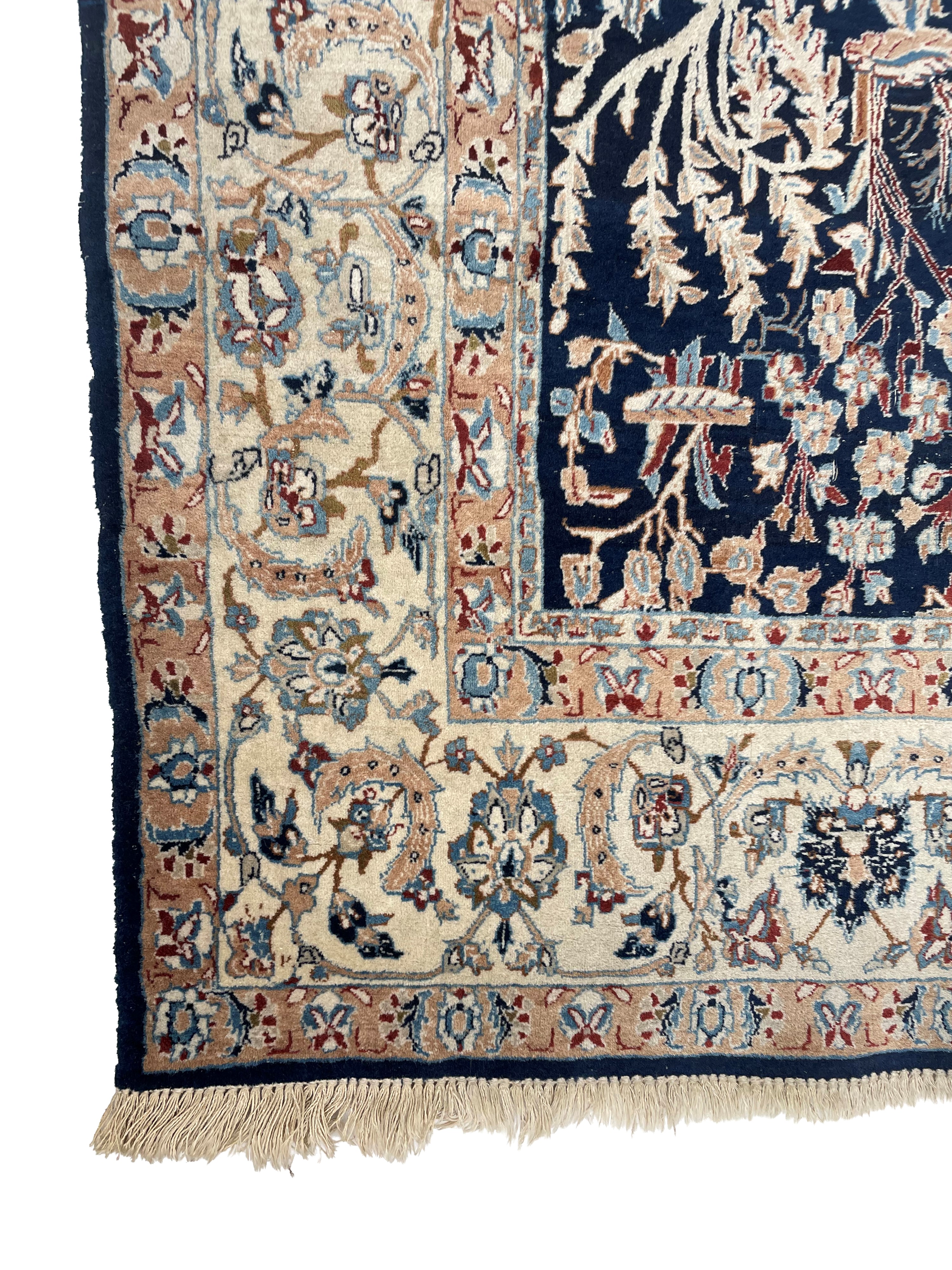 Tappeto Nain in lana e seta. Persia