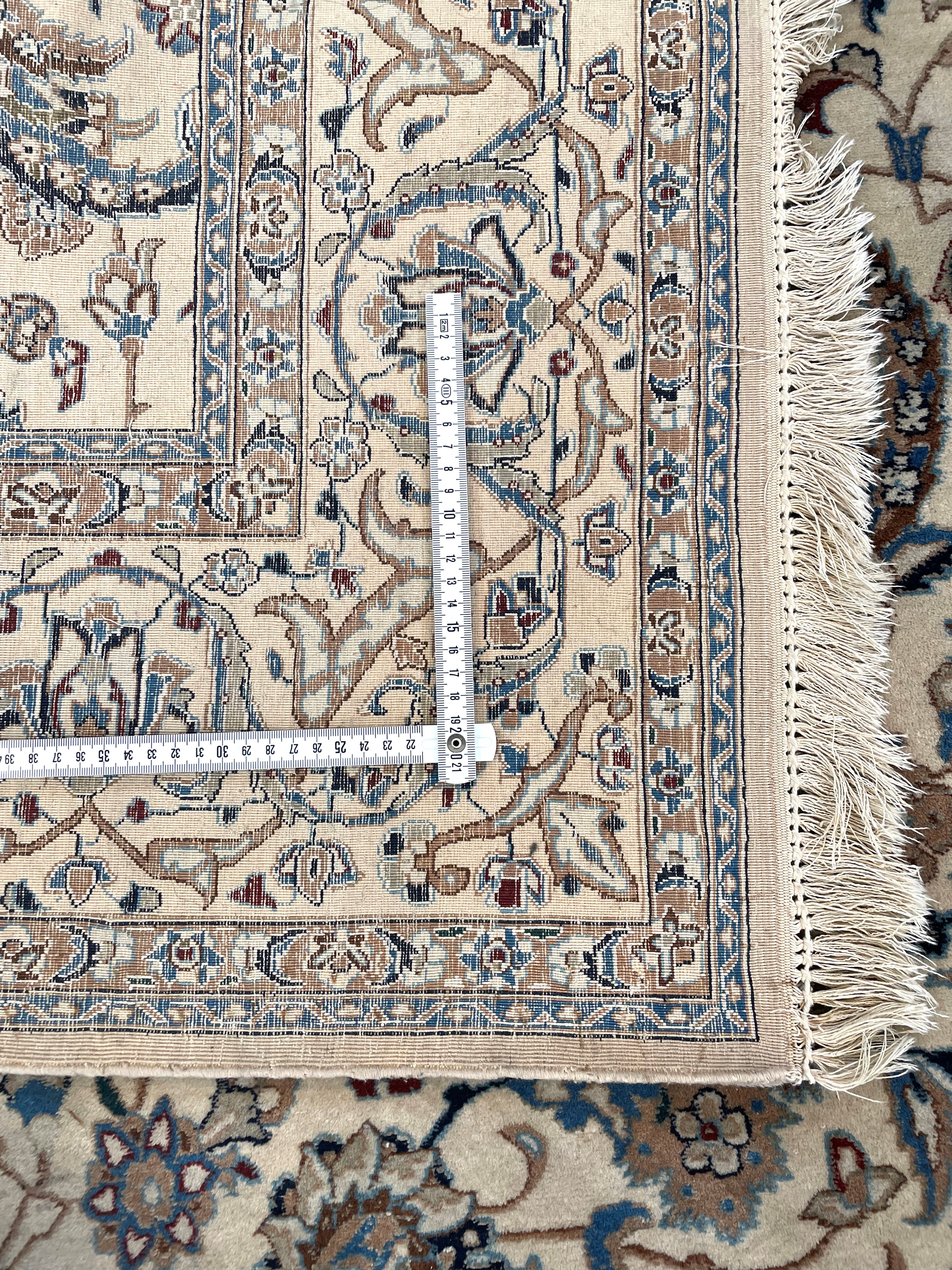 Tappeto Nain 6La in lana e seta qualità fine. Persia