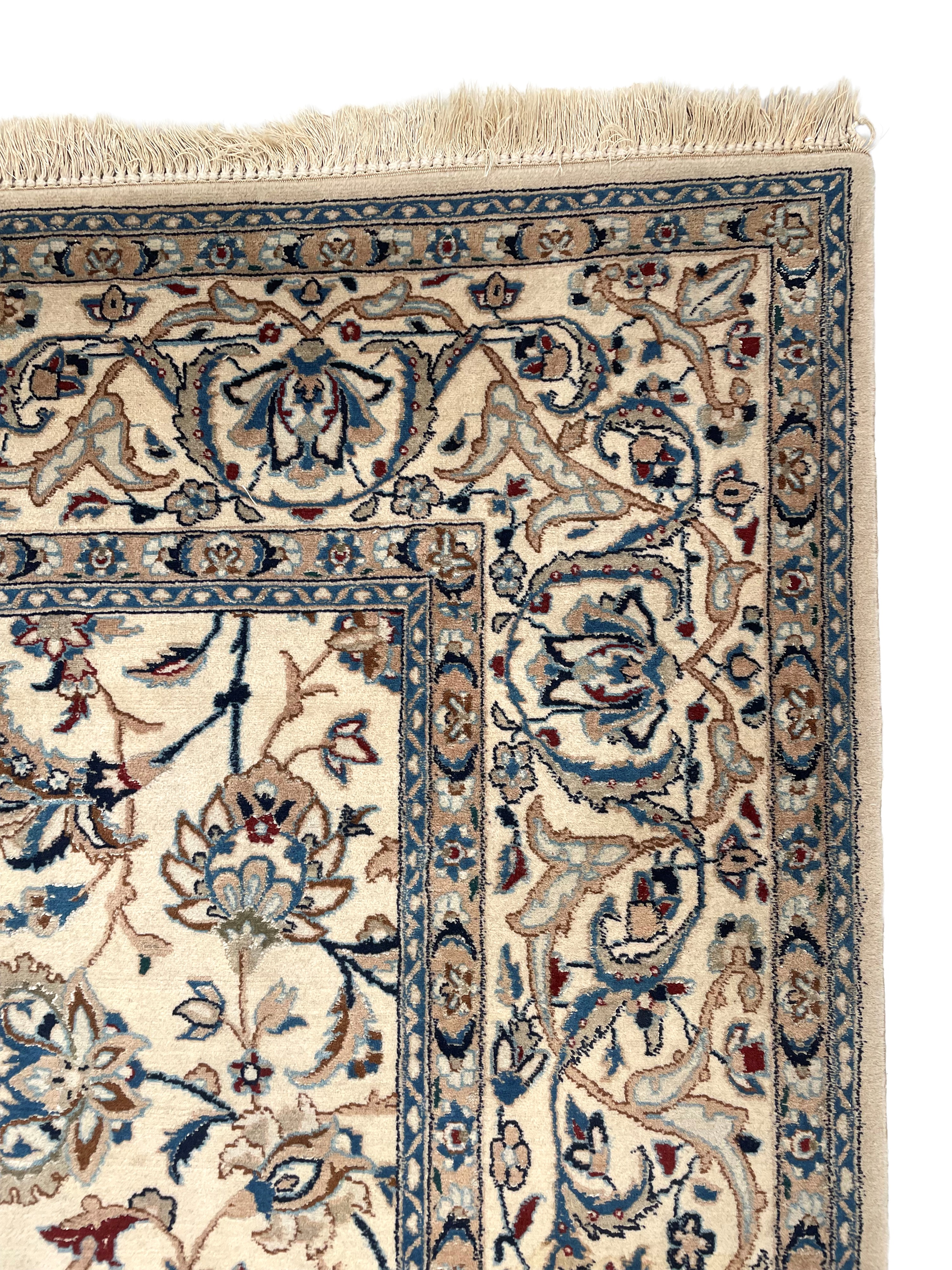 Tappeto Nain 6La in lana e seta qualità fine. Persia