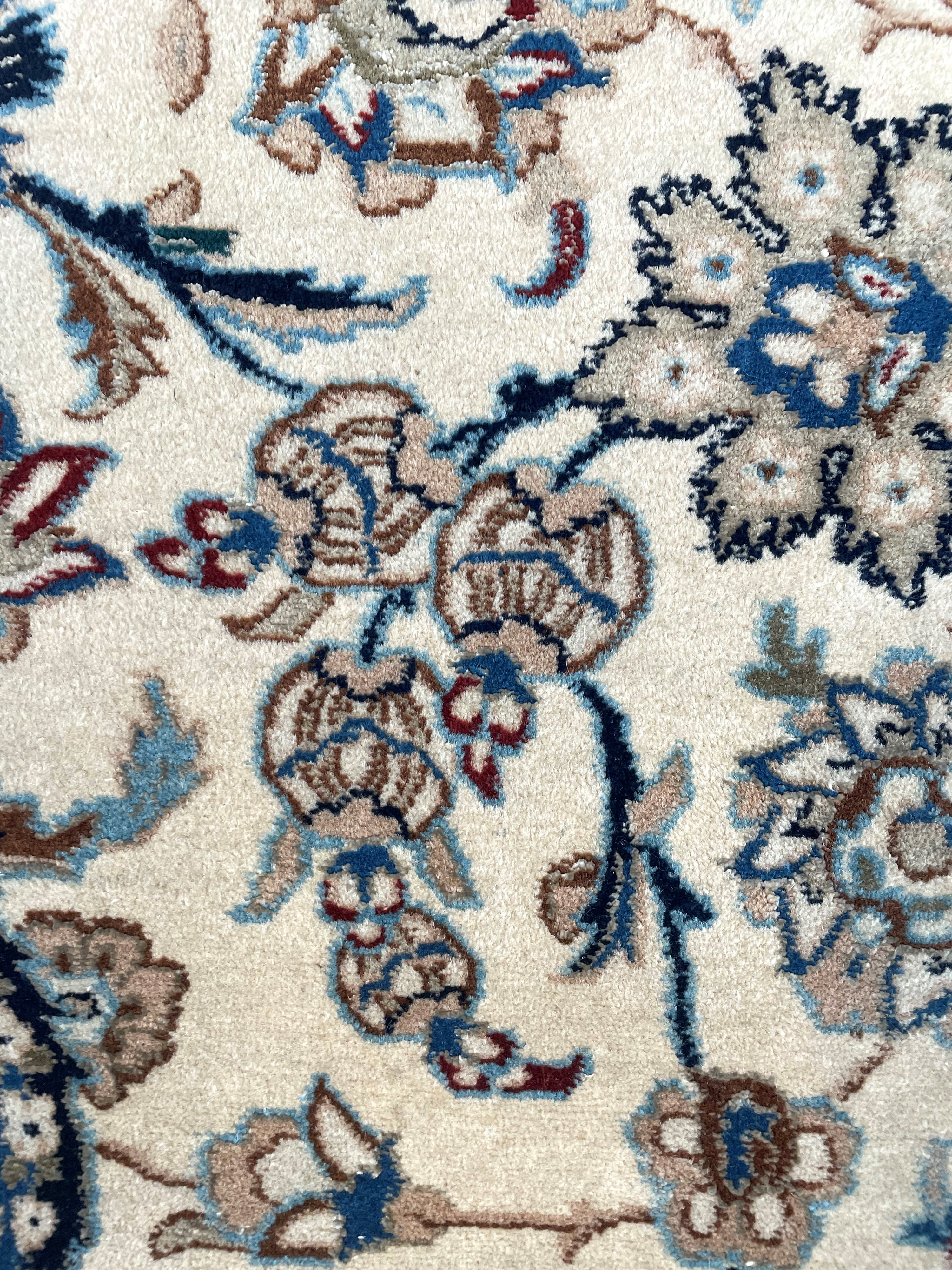 Tappeto Nain 6La in lana e seta qualità fine. Persia