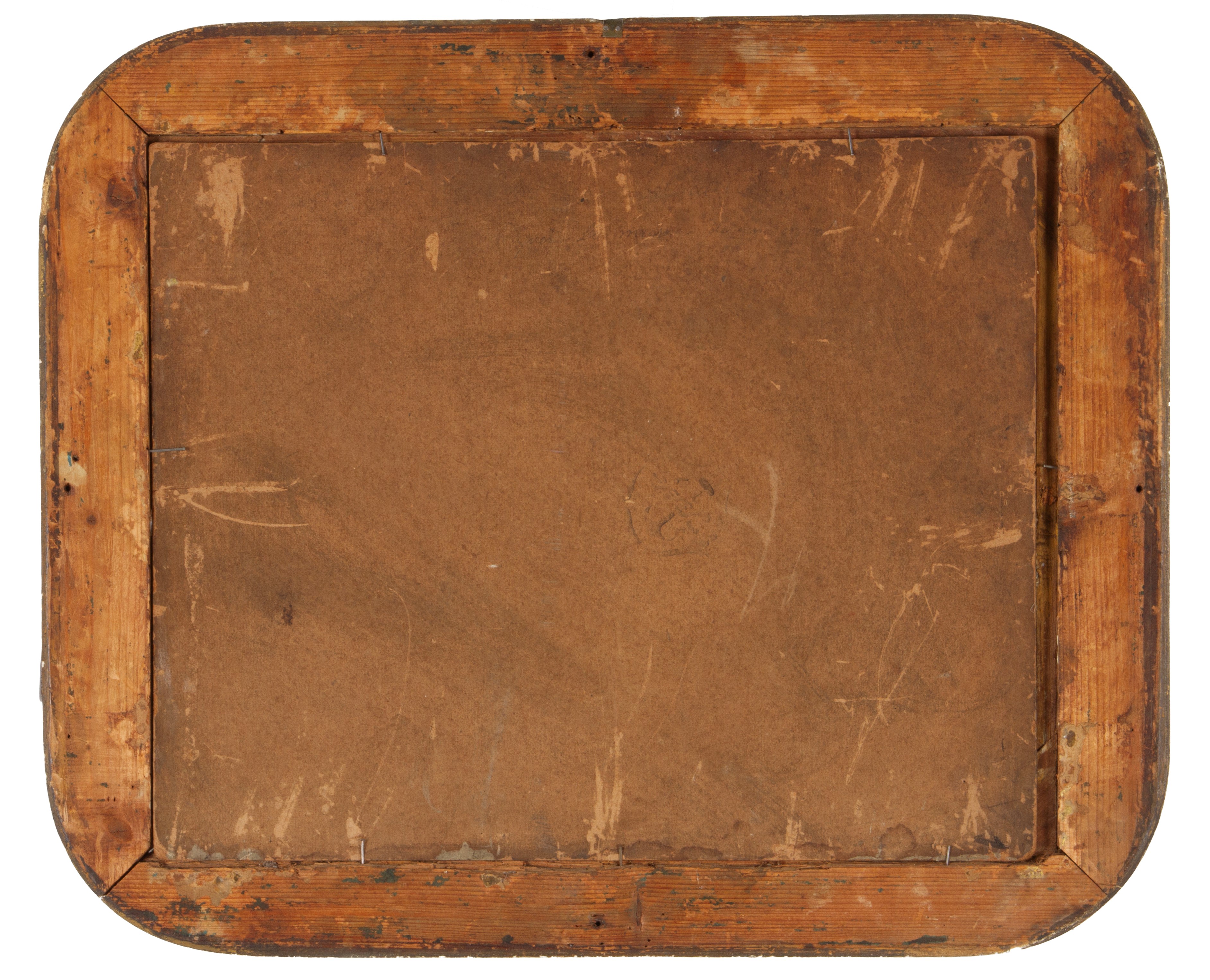 Bozzetto "FIGURA FEMMINILE CON ANGELI"