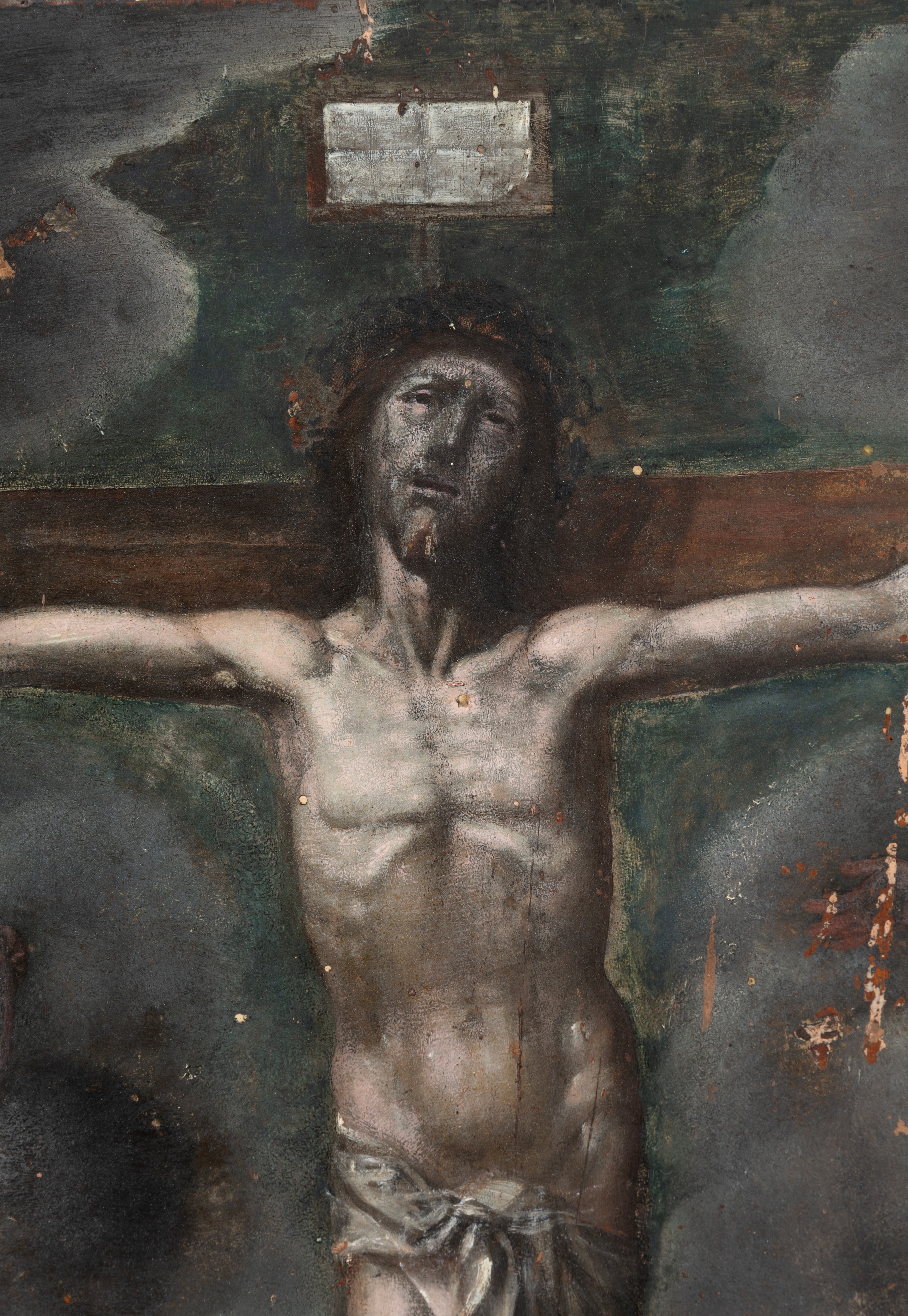 Dipinto, Crocifissione, olio su tavola (fine XV–inizio XVI secolo)