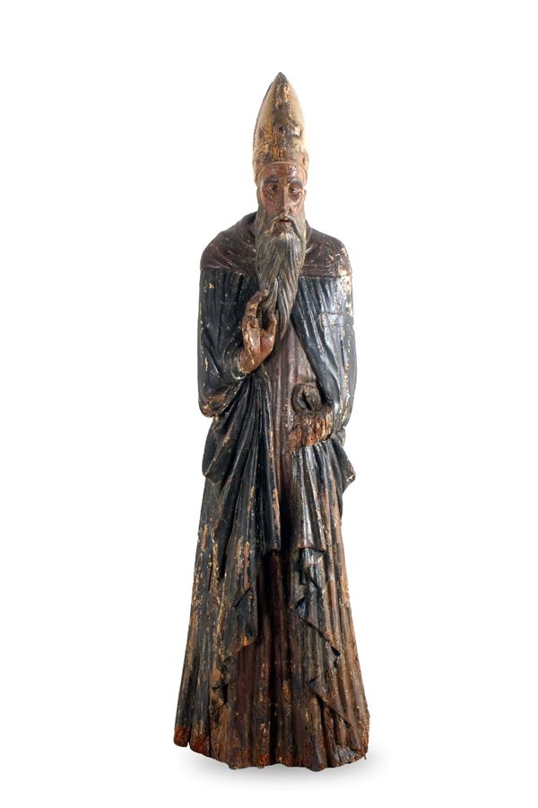 Wooden sculpture 'BISHOP'