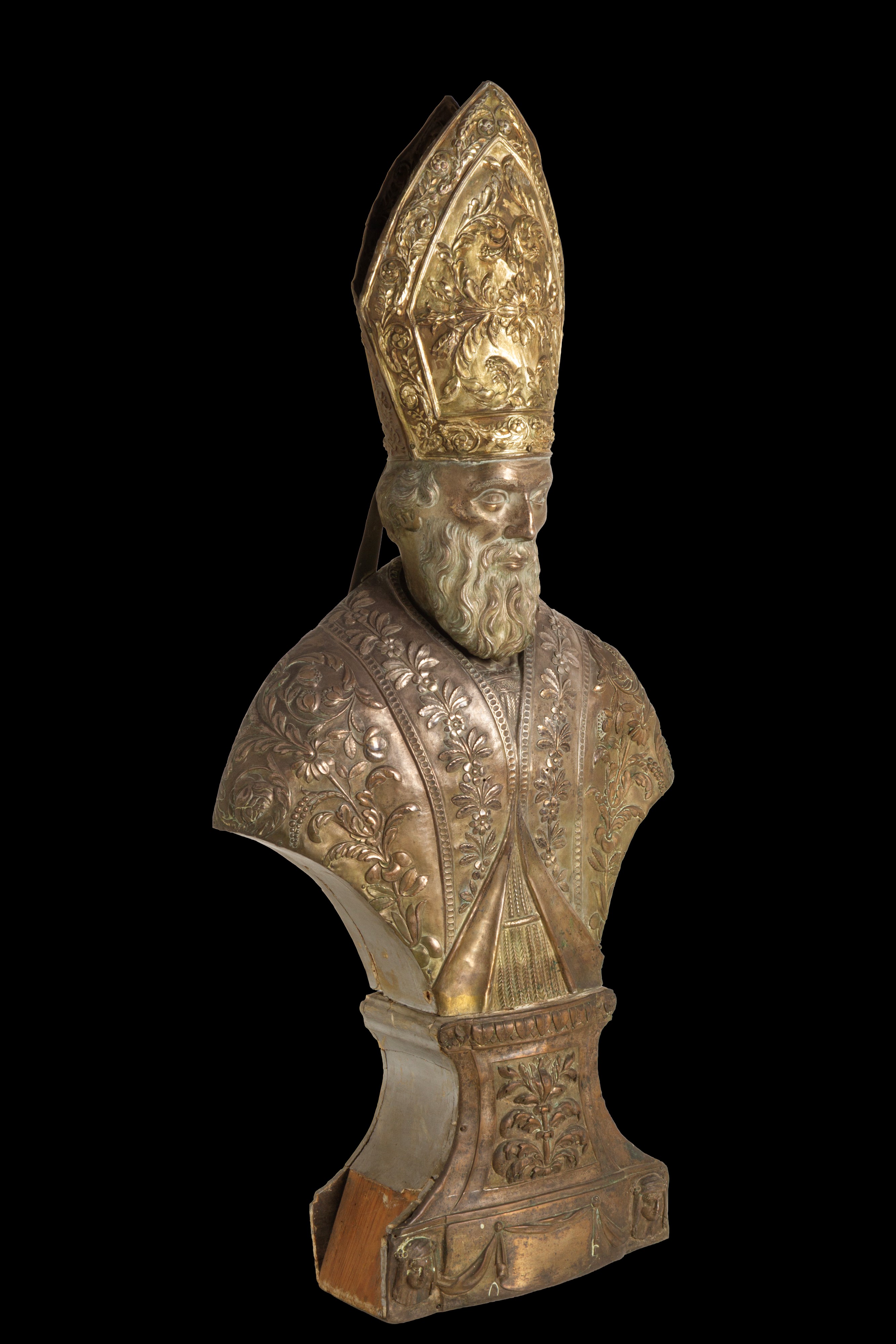 Busto in metallo "VESCOVO"