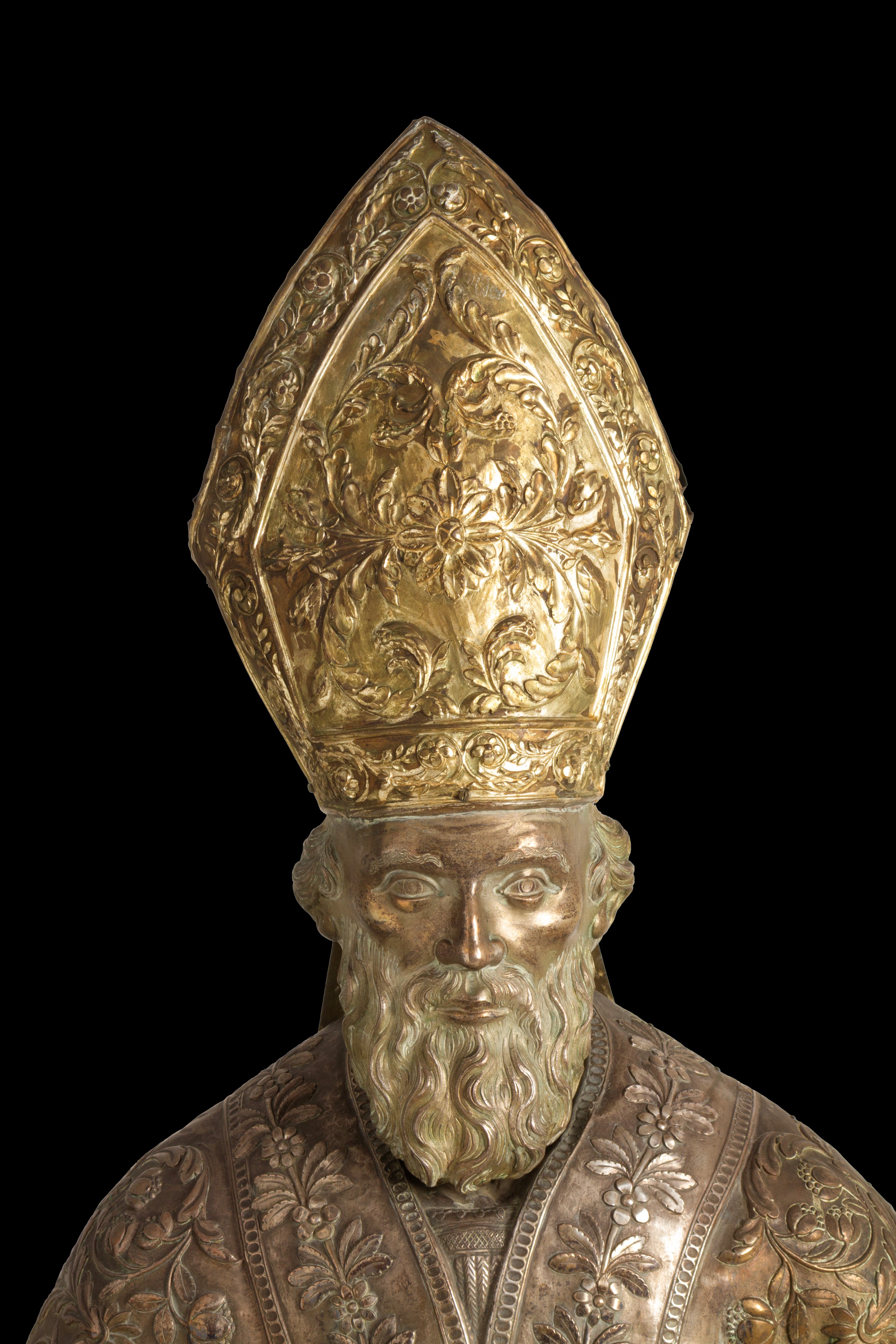 Busto in metallo "VESCOVO"