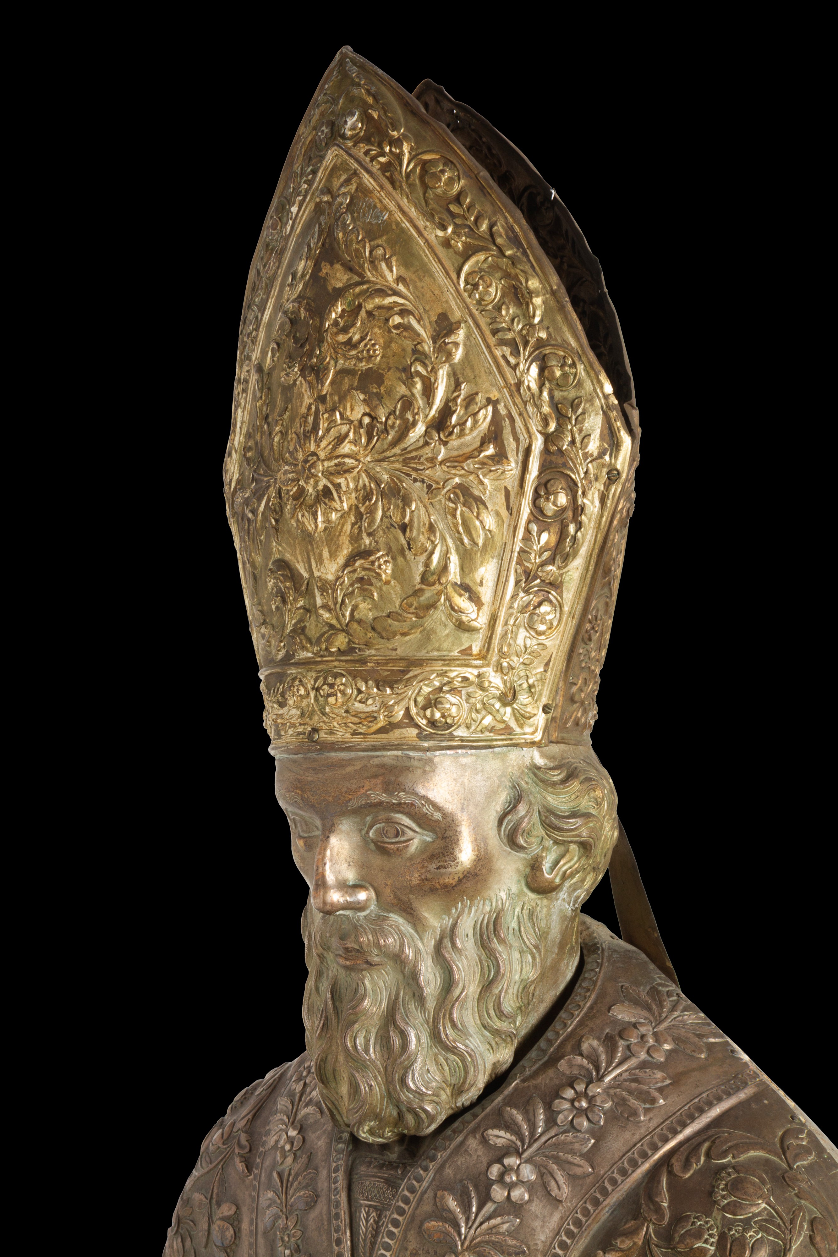 Busto in metallo "VESCOVO"