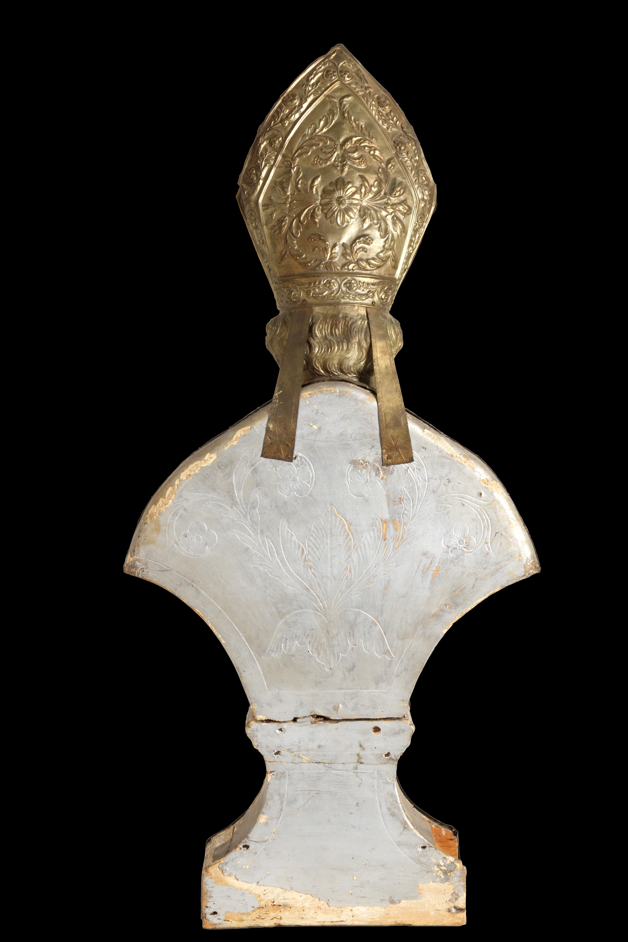 Busto in metallo "VESCOVO"