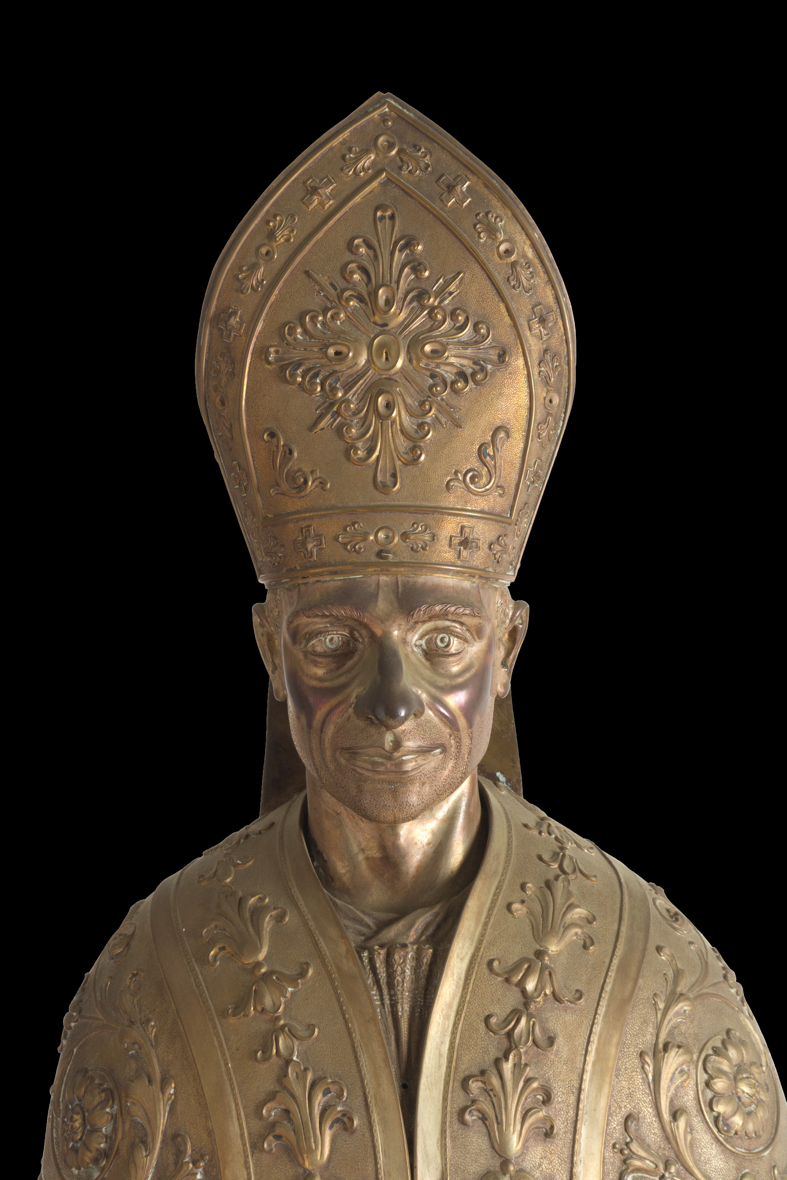 Busto in metallo "VESCOVO"