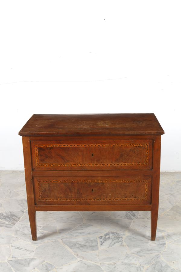 Cassettone Luigi XVI trasformabile in confessionale