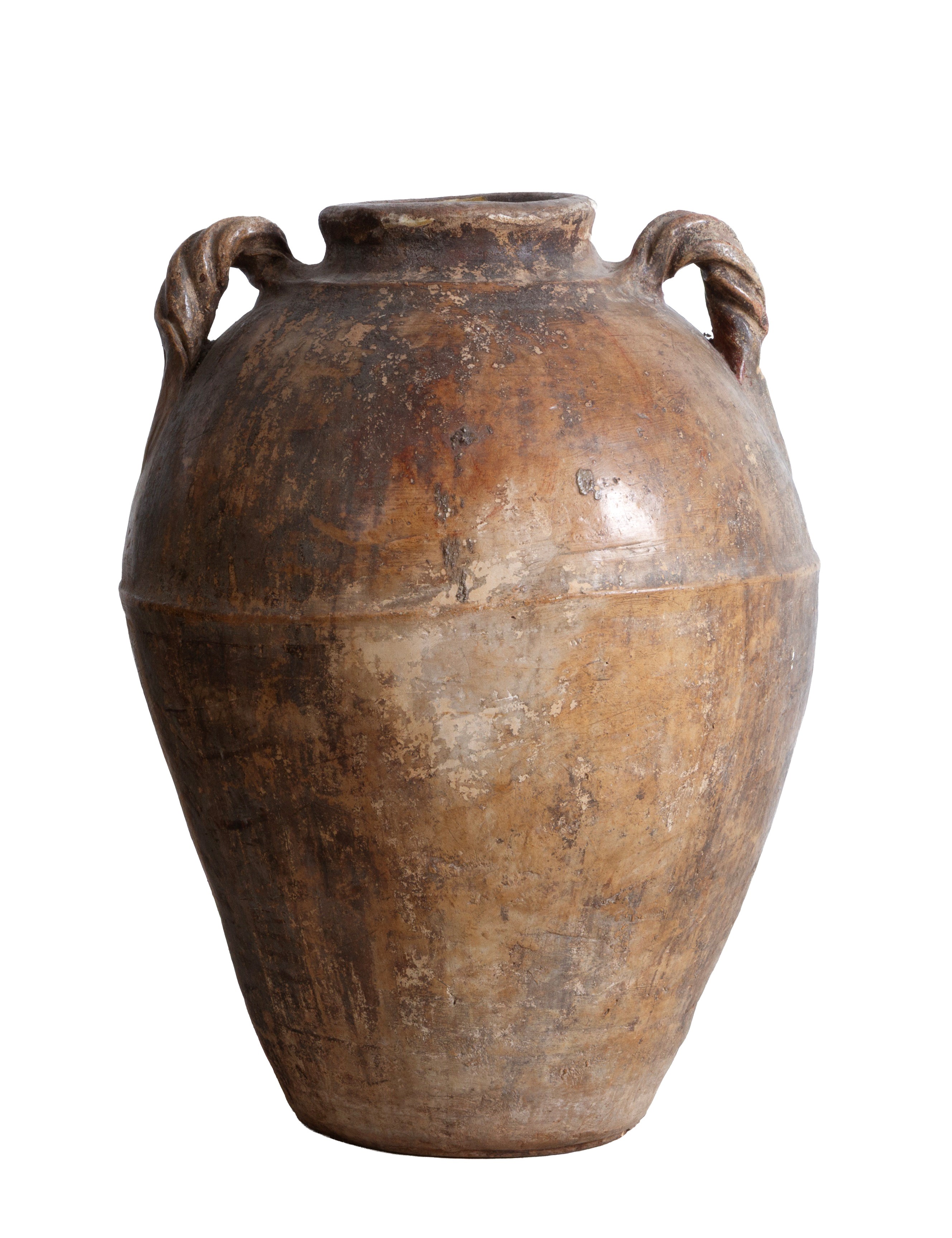 Antico orcio per olio, terracotta, 61x47 cm ca.
