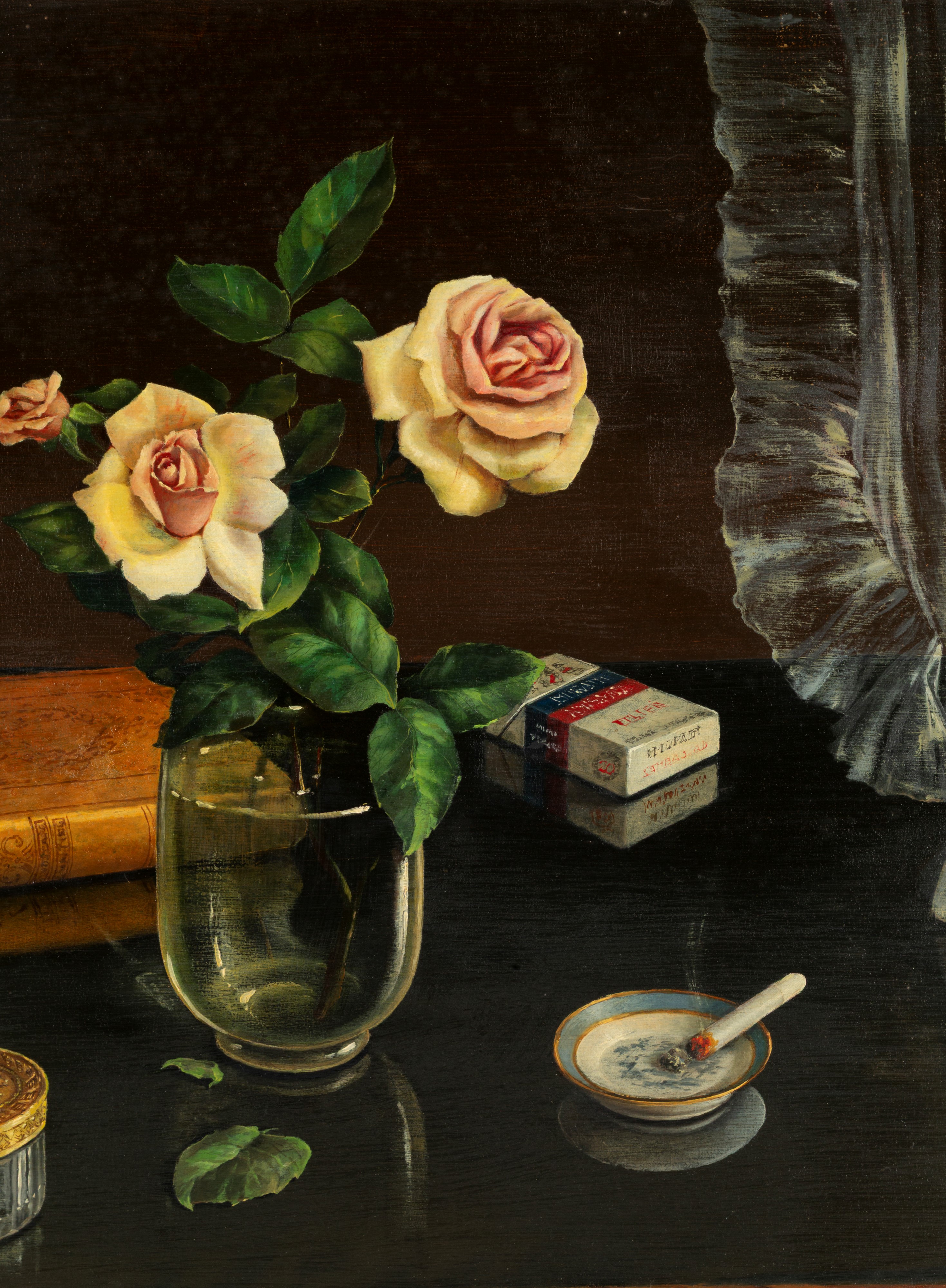 Franco Fiori, Trompe L'Oeil, olio su tela