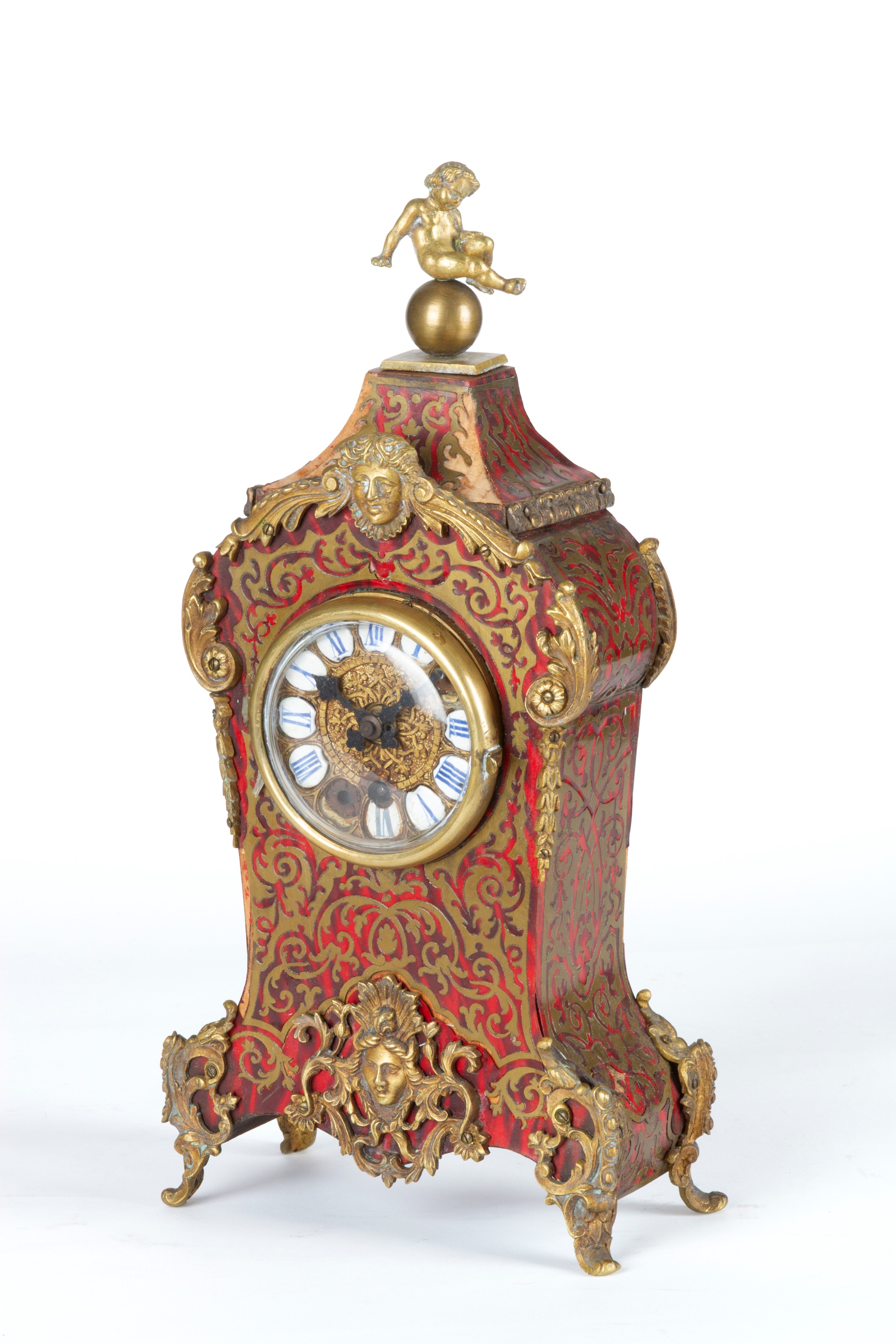 KIENZLE, Piccolo orologio Boulle con guarnizioni in bronzo dorato