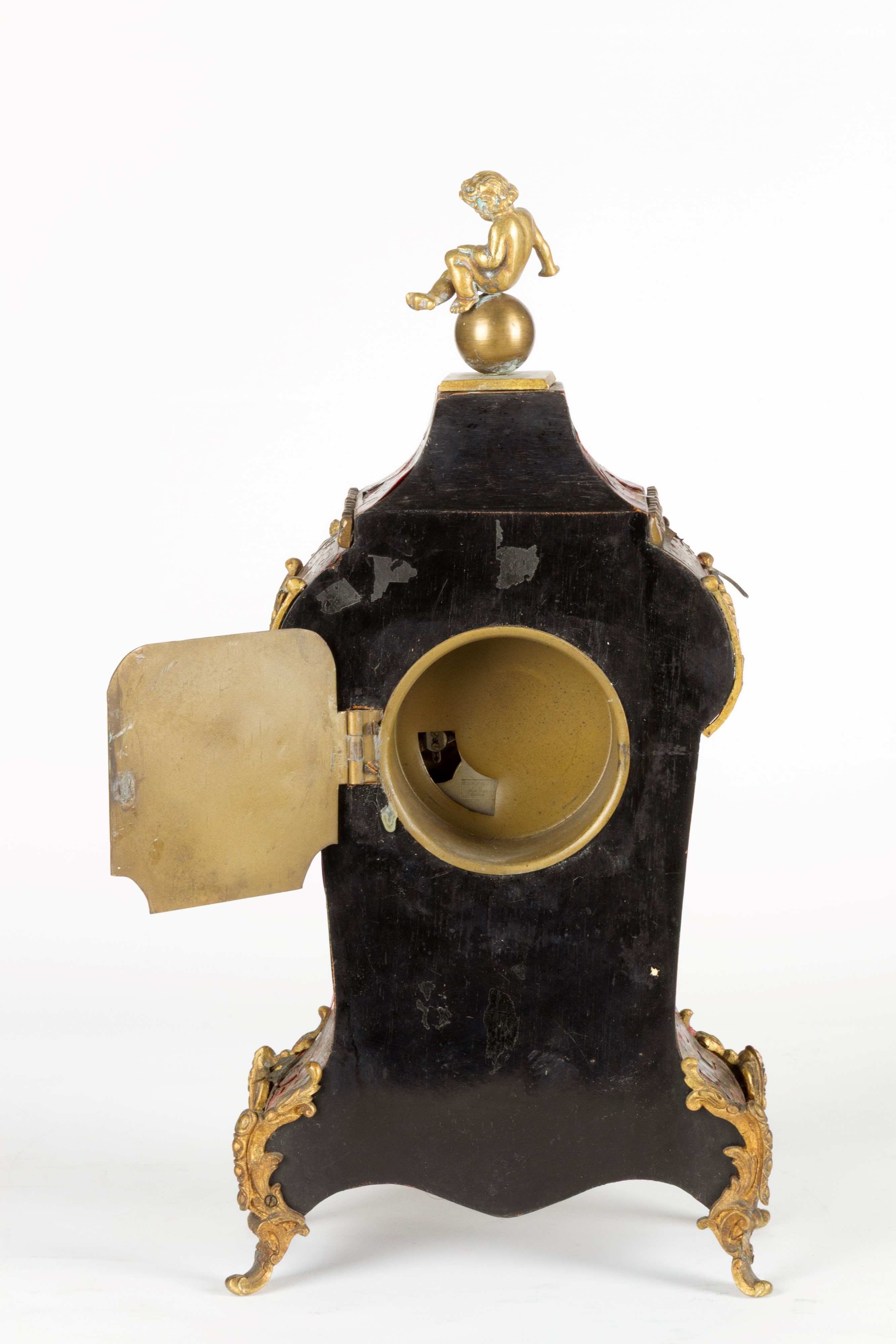KIENZLE, Piccolo orologio Boulle con guarnizioni in bronzo dorato