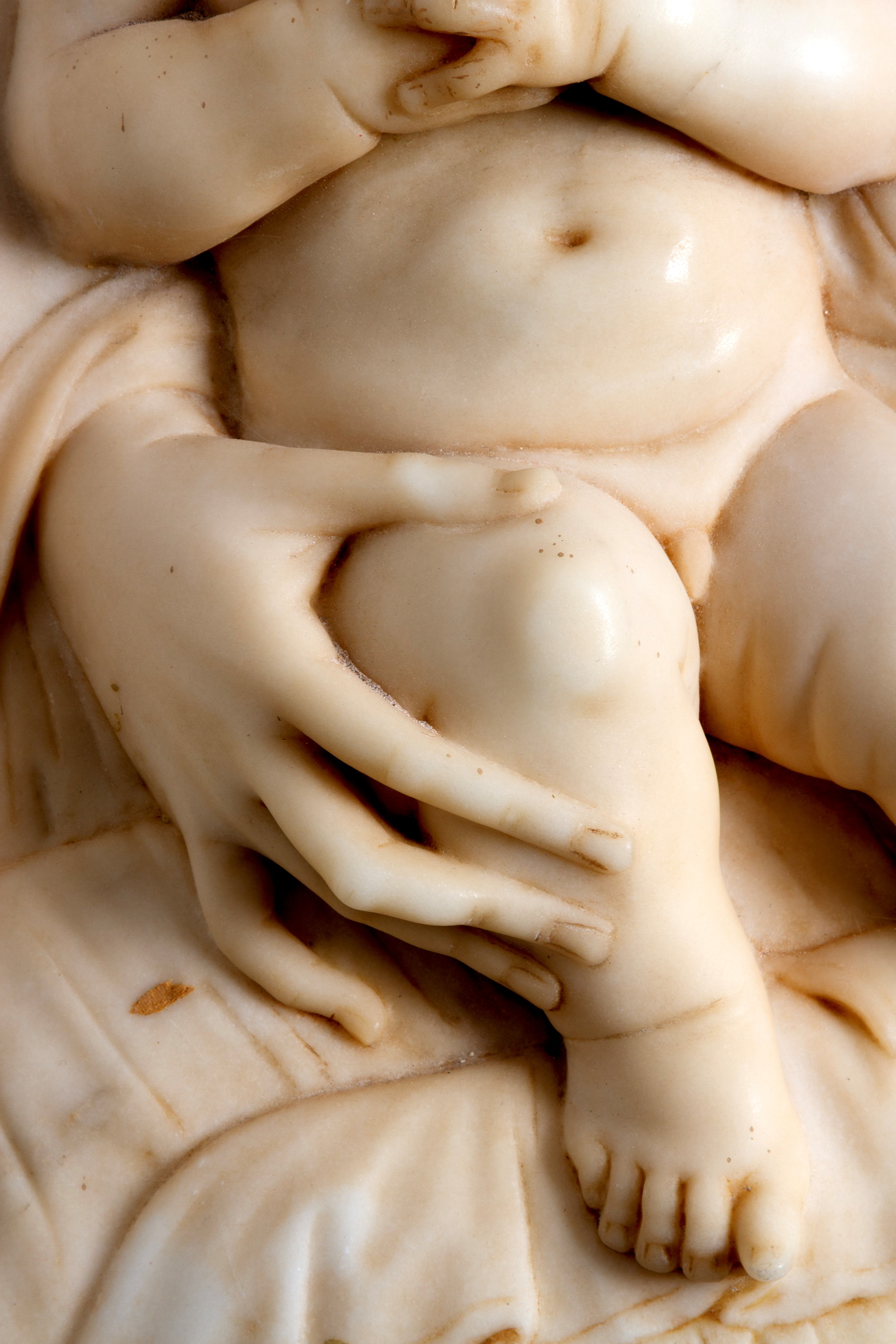 Scultura "MADONNA CON BAMBINO"