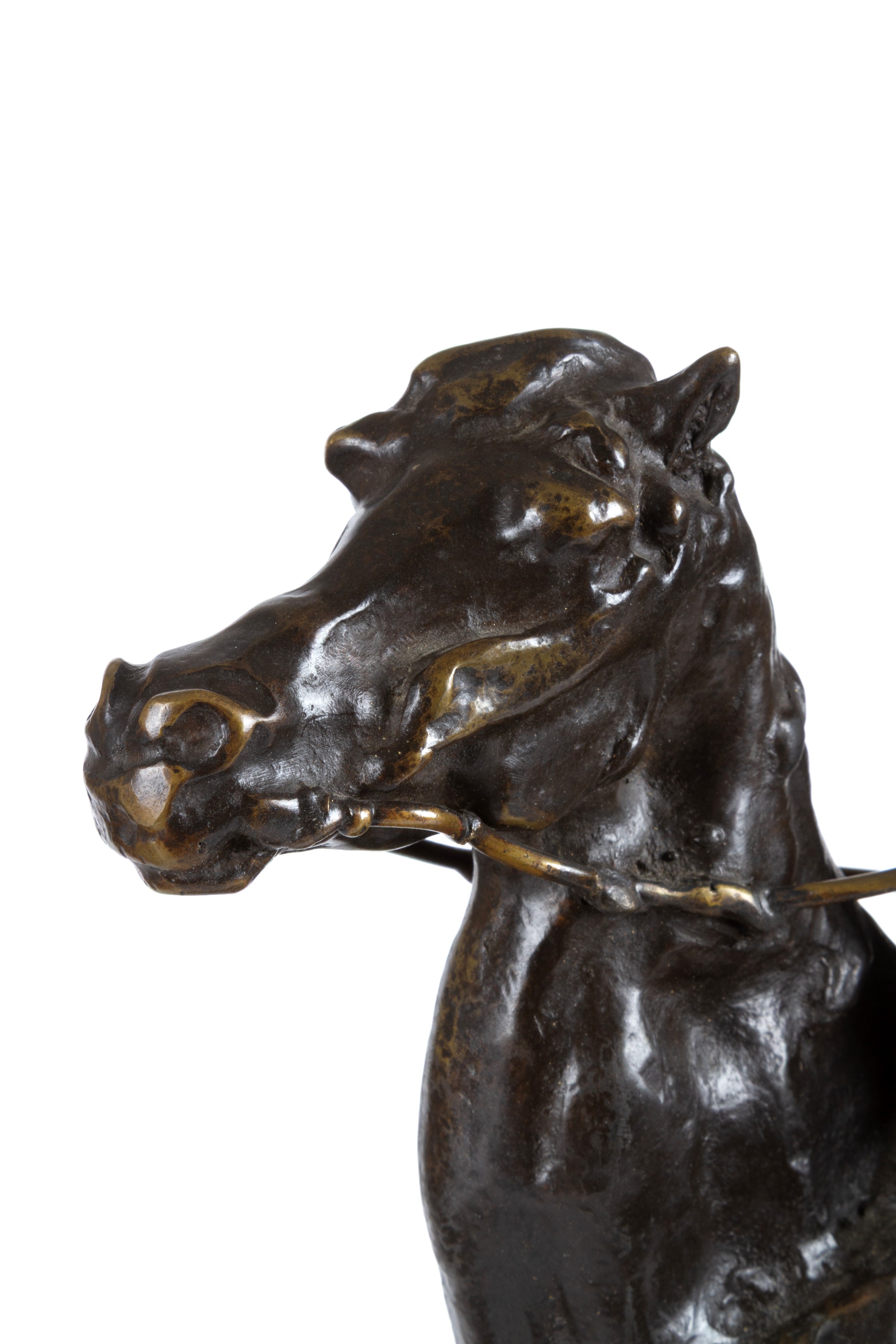 Scultura "BERBERO A CAVALLO"