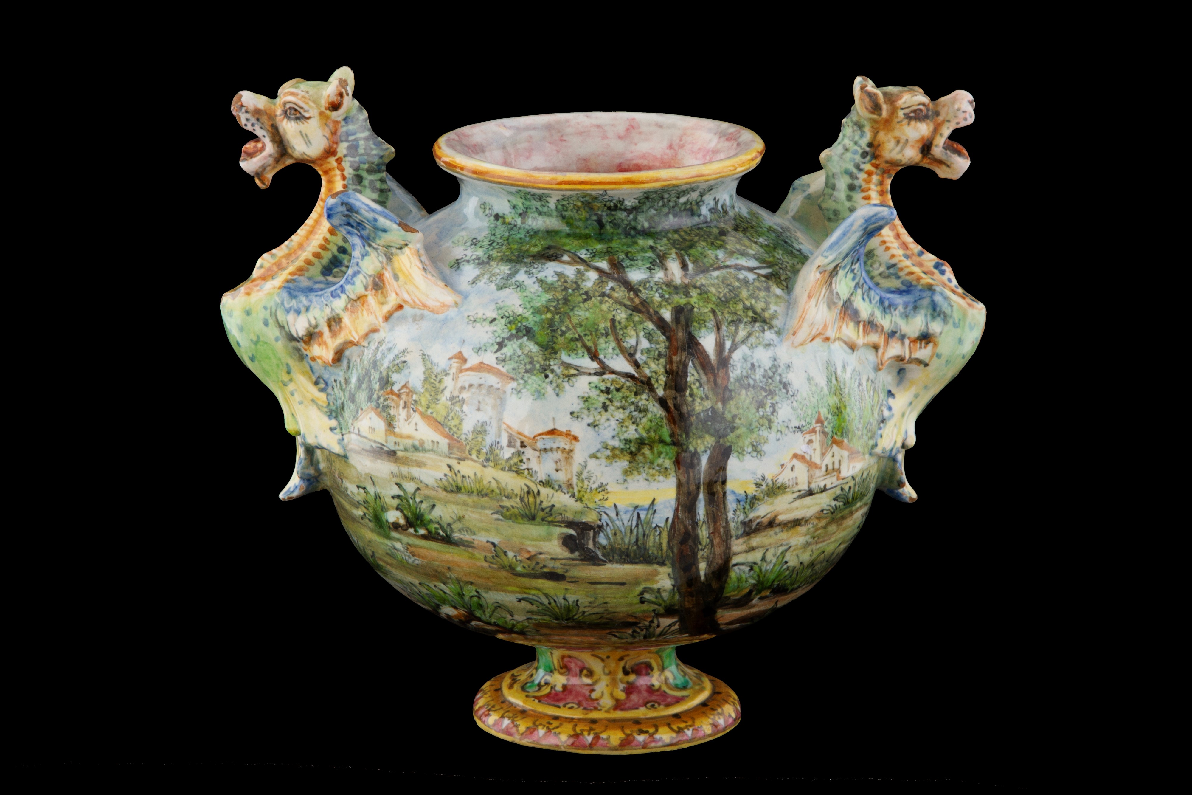 Vaso con anse. MINGHETTI