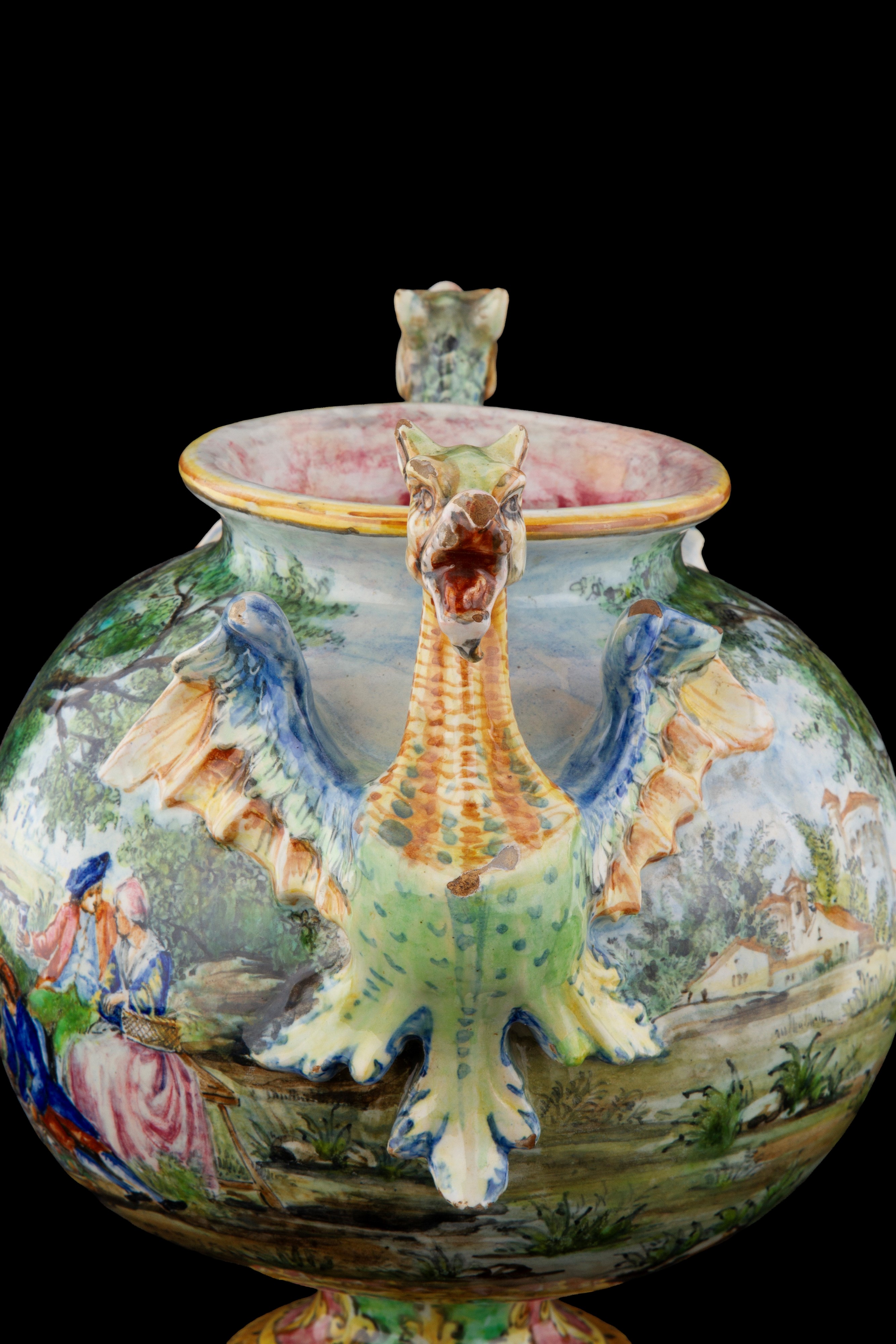 Vaso con anse. MINGHETTI