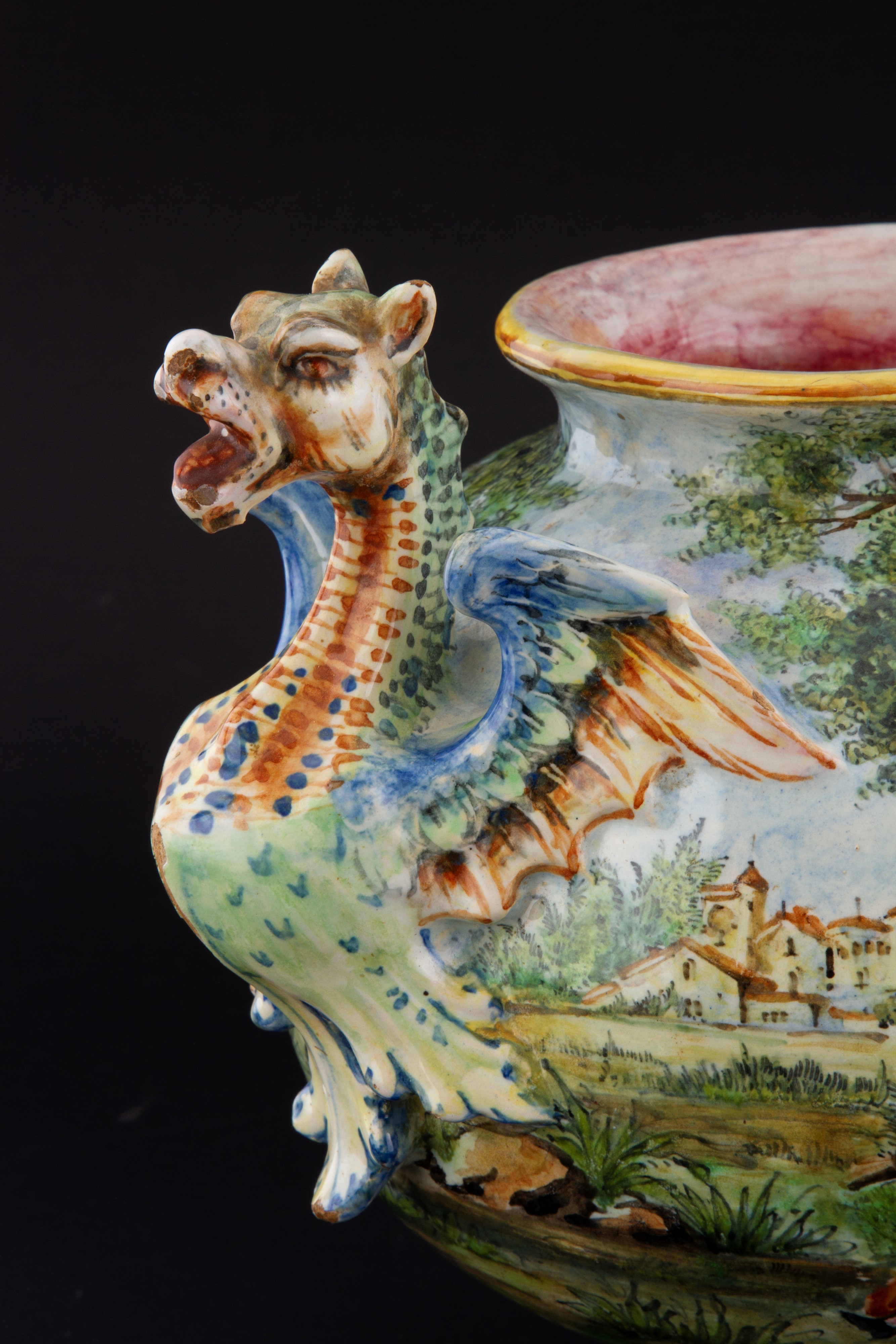 Vaso con anse. MINGHETTI