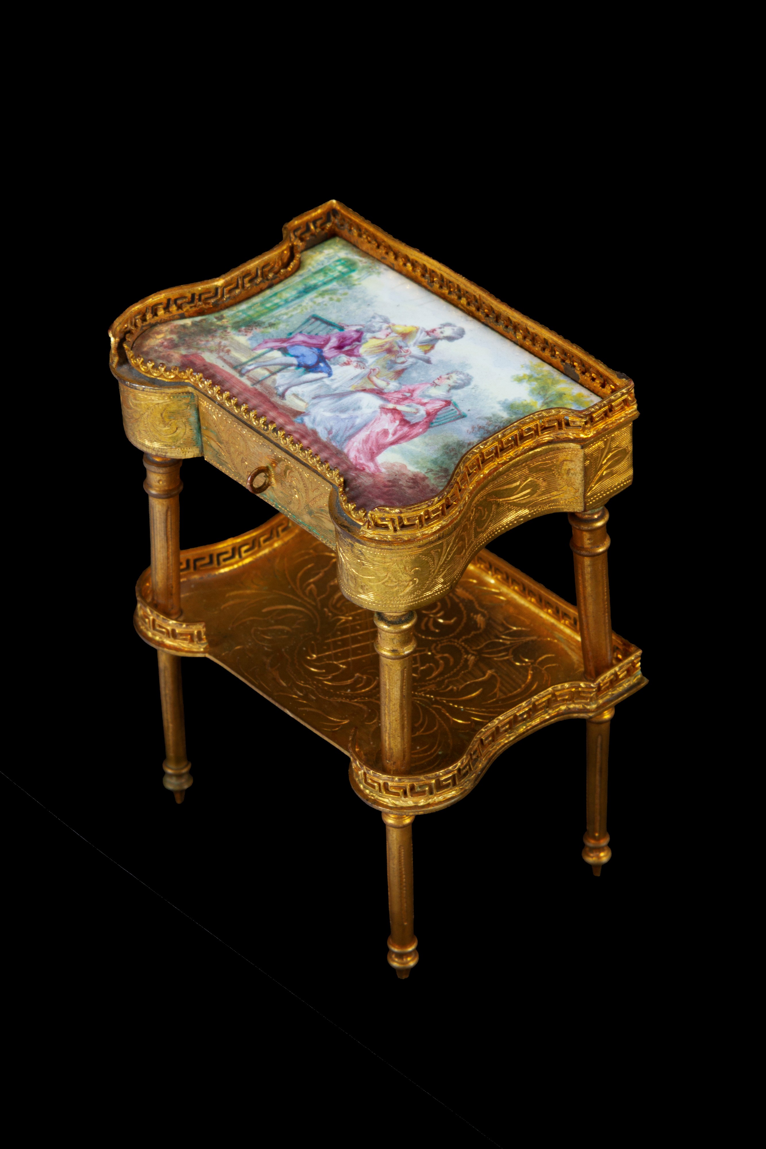 Modellino di consolle in ottone