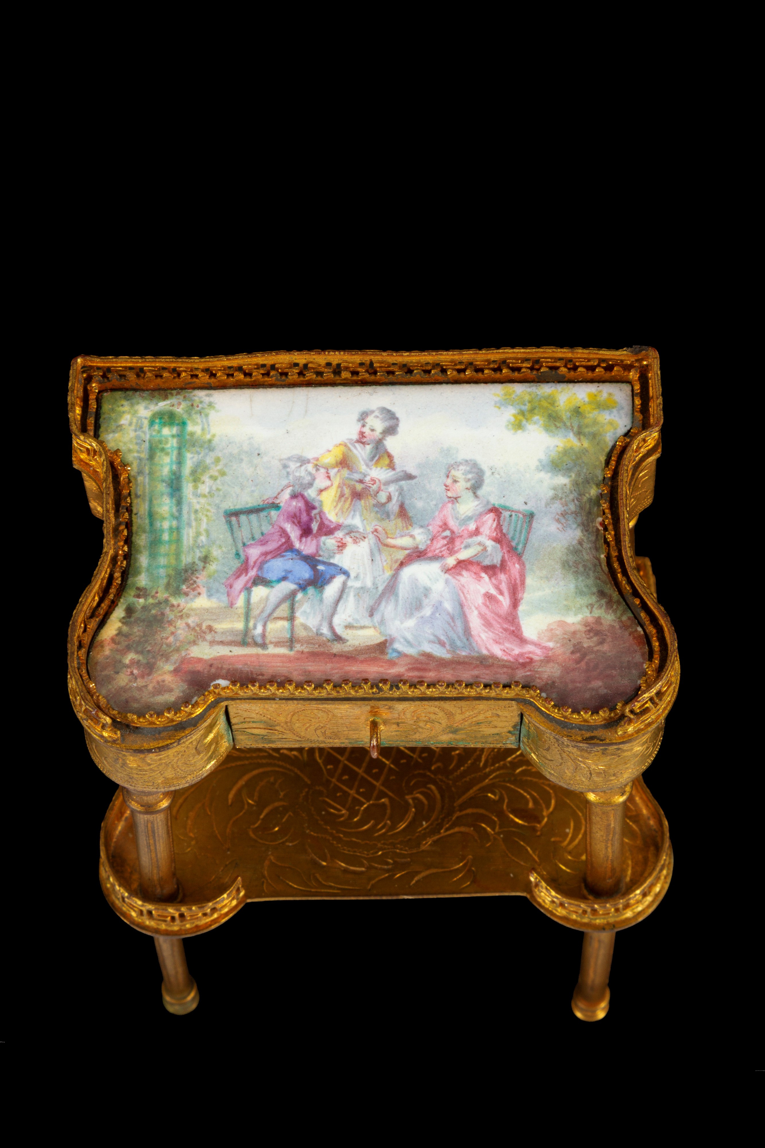 Modellino di consolle in ottone