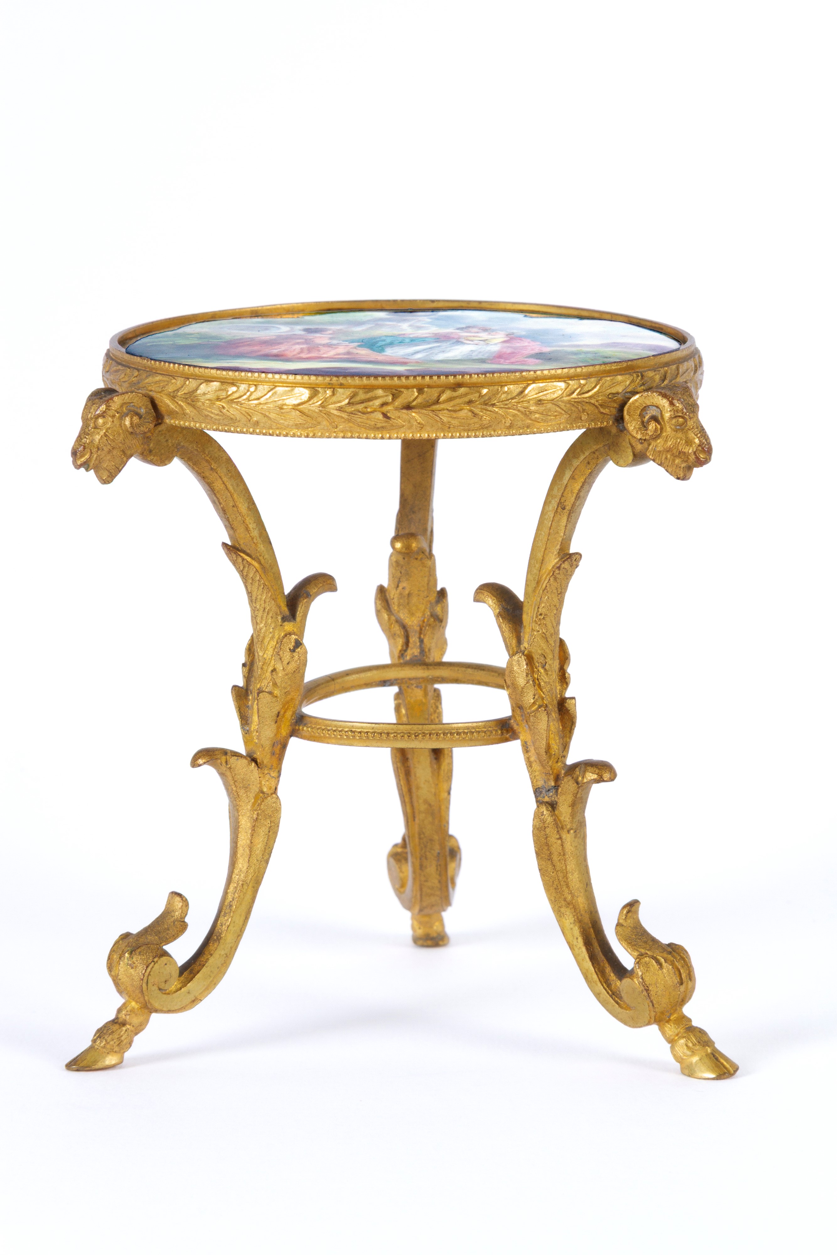 Modellino di tavolo rotondo