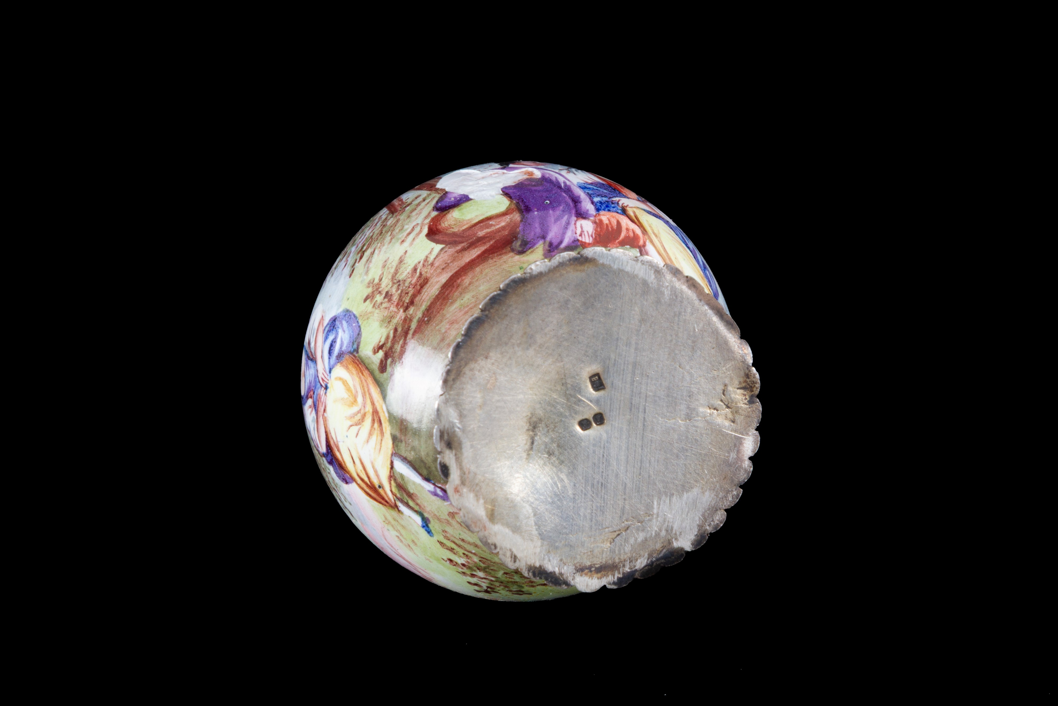 Vasetto con finiture in argento