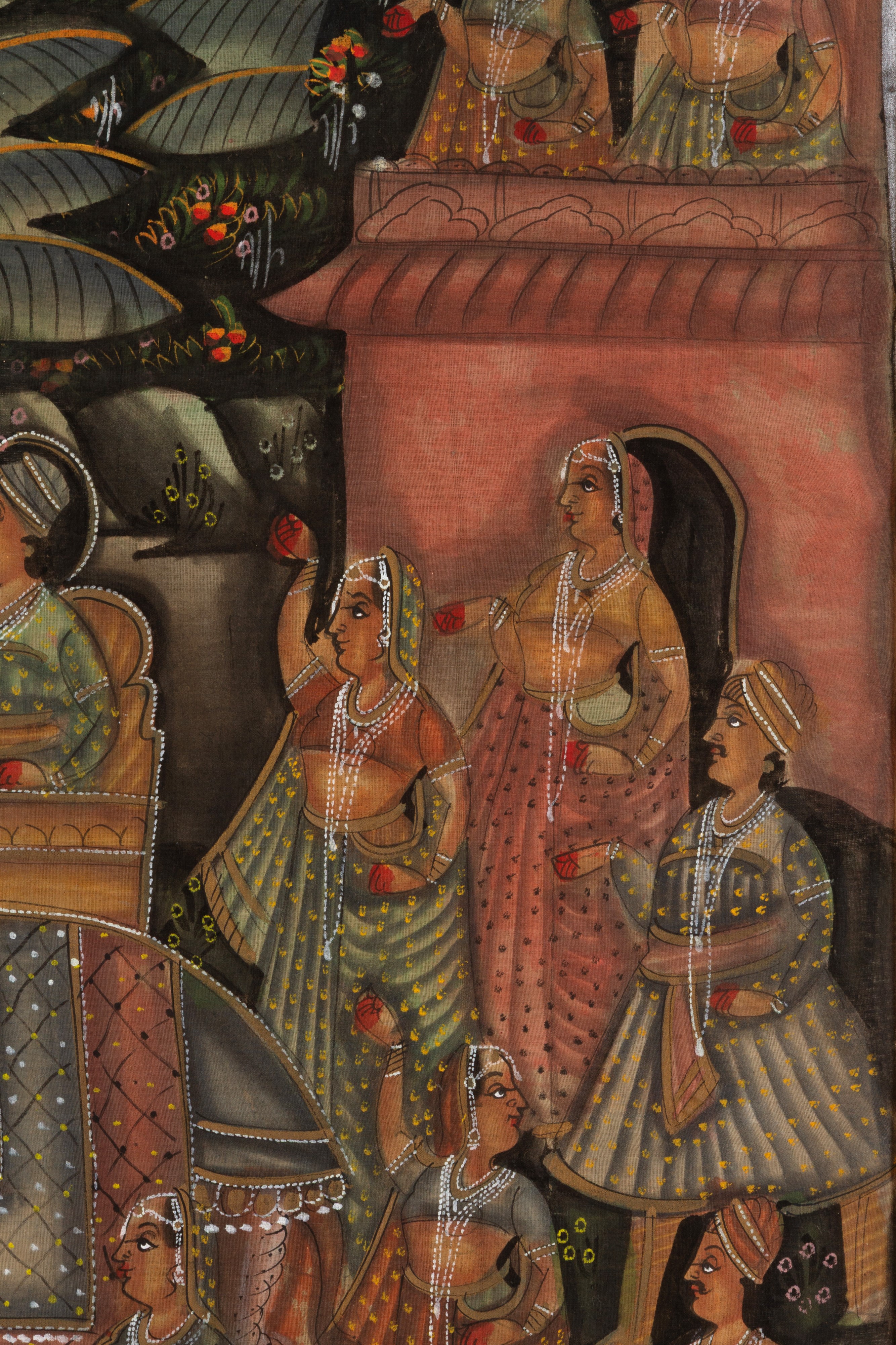 Tempera "CORTEO REALE DI MAHARAJA"