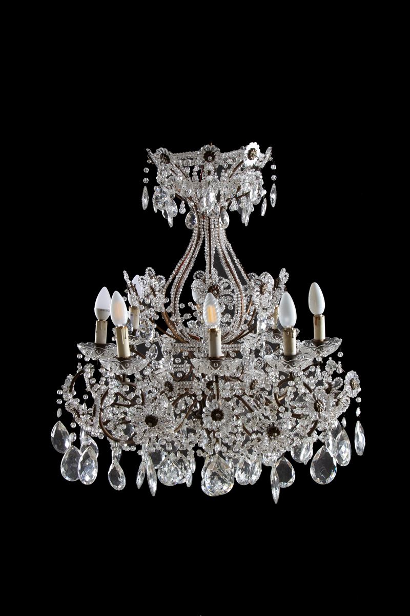 Lampadario otto luci