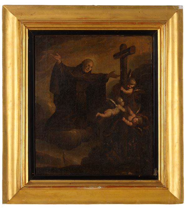 Dipinto "ESTASI DI SAN PIETRO D'ALCANTARA"