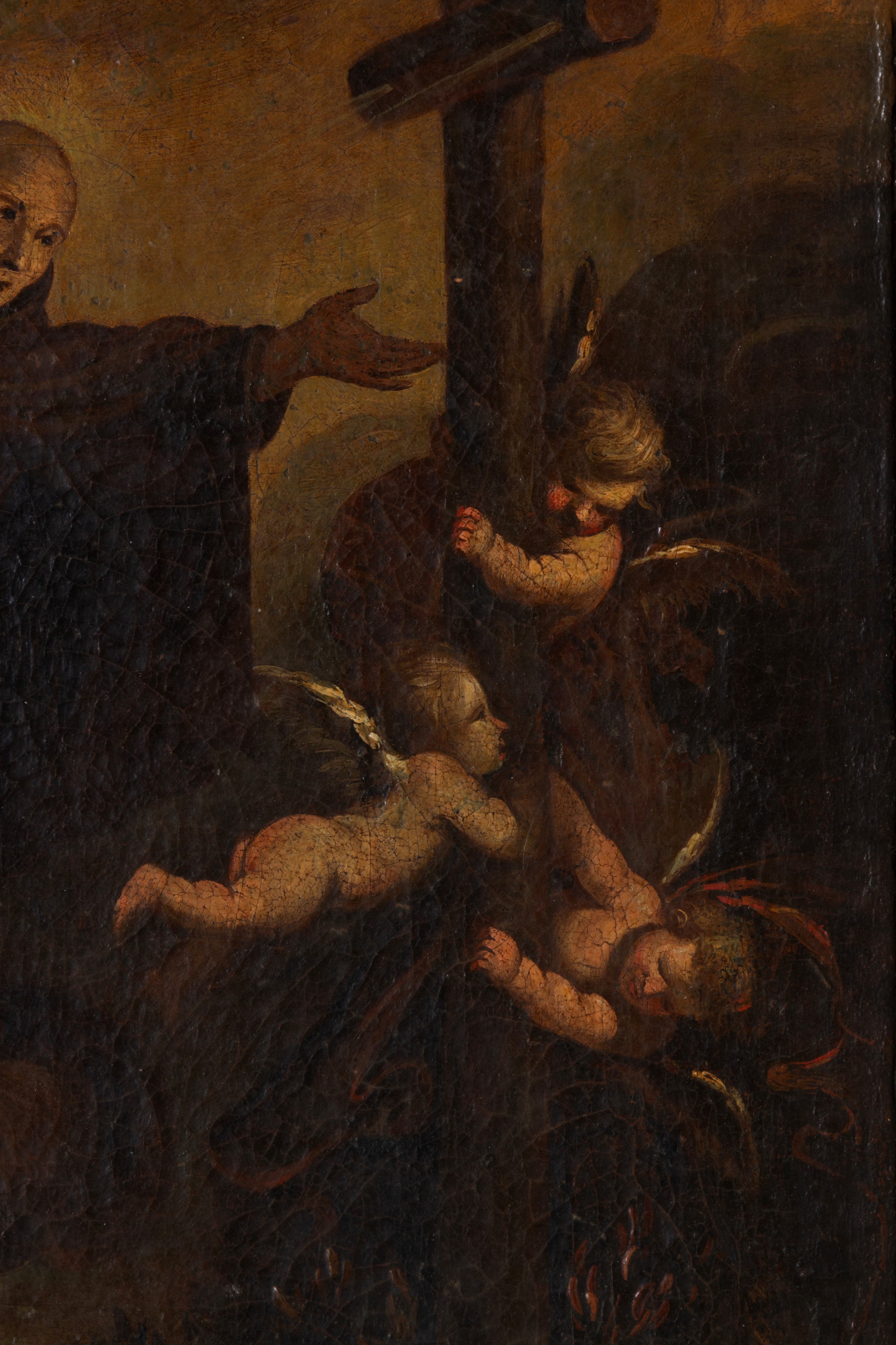 Autore sconosciuto, Estasi di San Pietro d'Alcantara, olio su tela