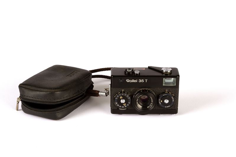 Rollei, Macchina fotografica 35 T nera con custodia originale