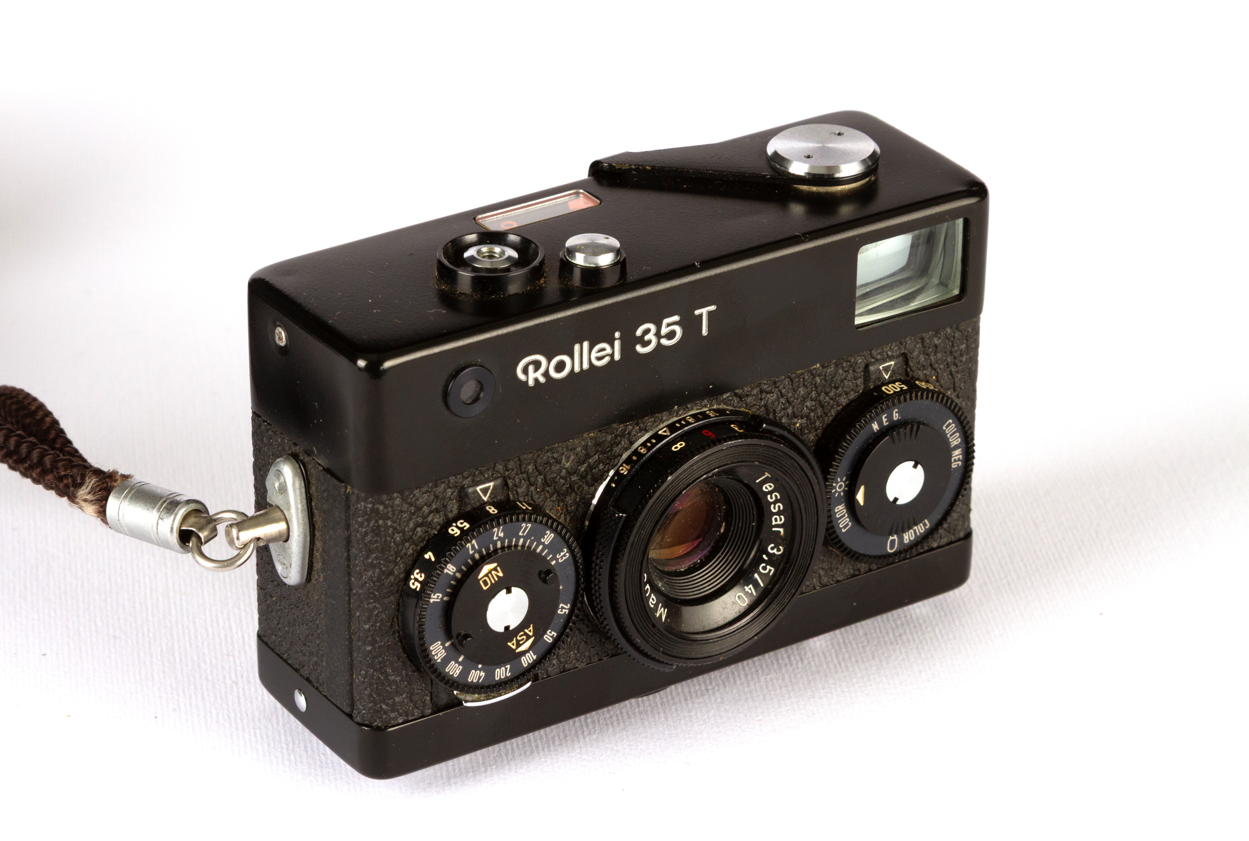 Rollei, Macchina fotografica 35 T nera con custodia originale