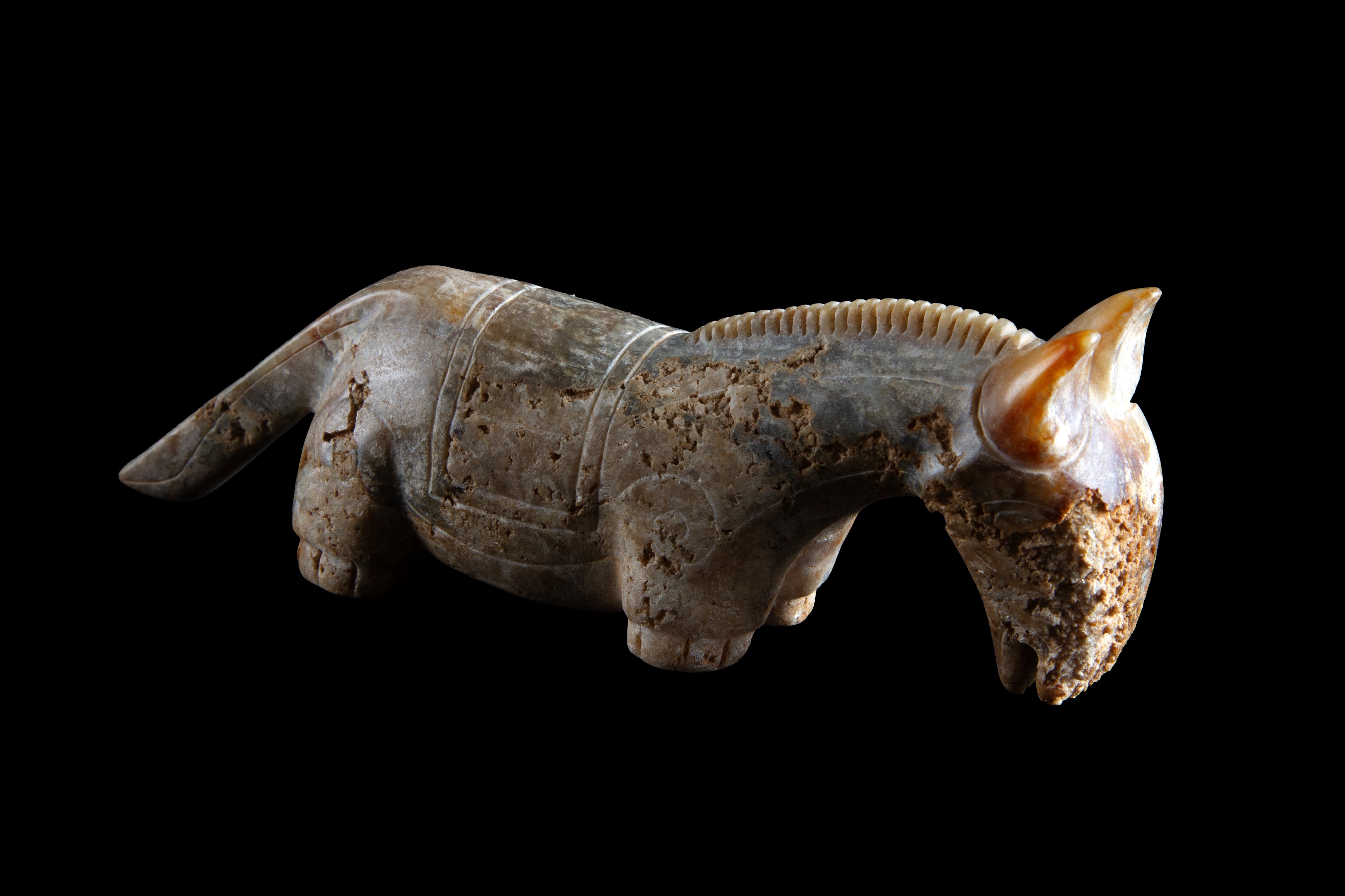 Scultura in giada "CAVALLO"