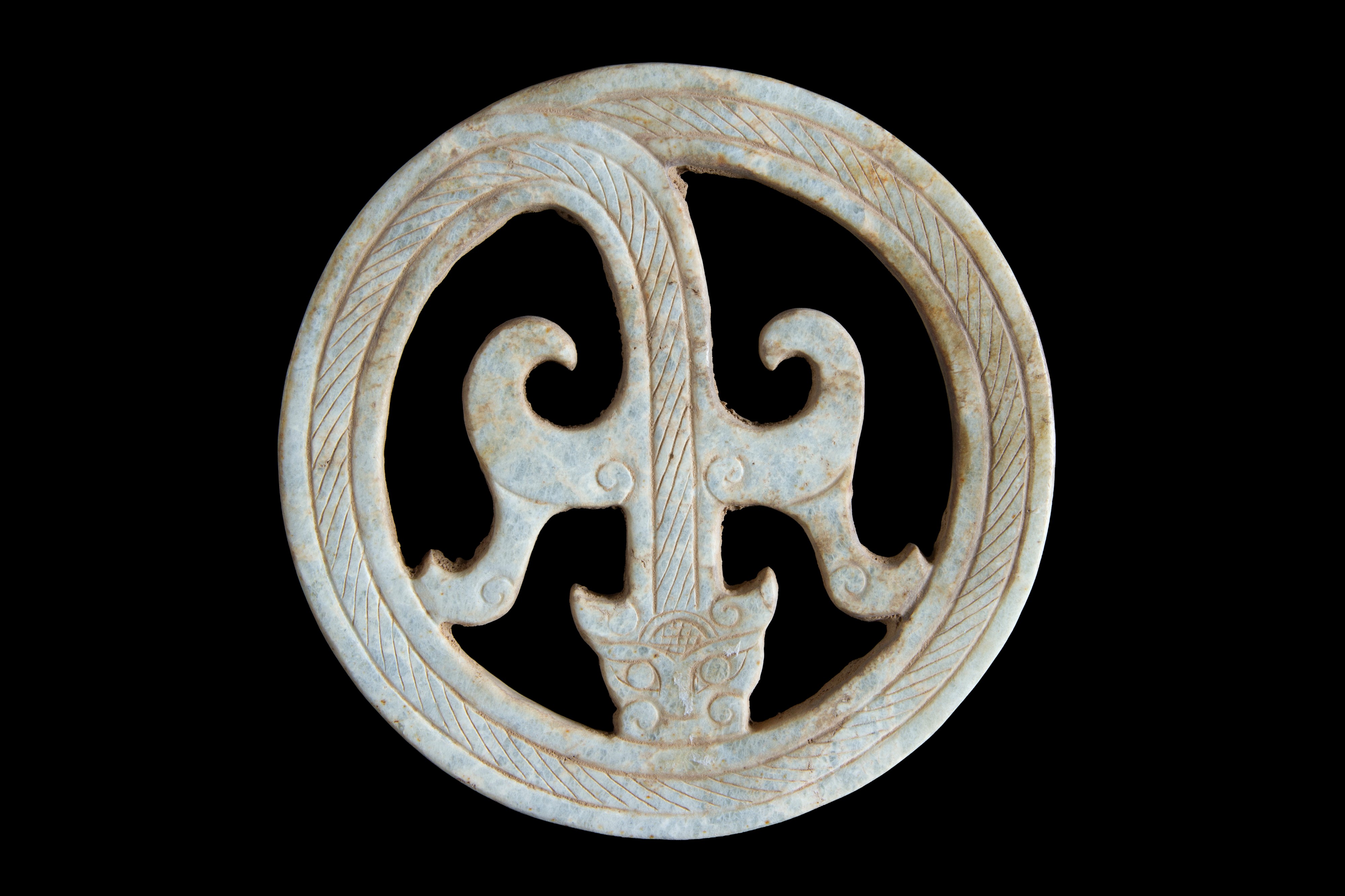 Disco ornamentale in giada