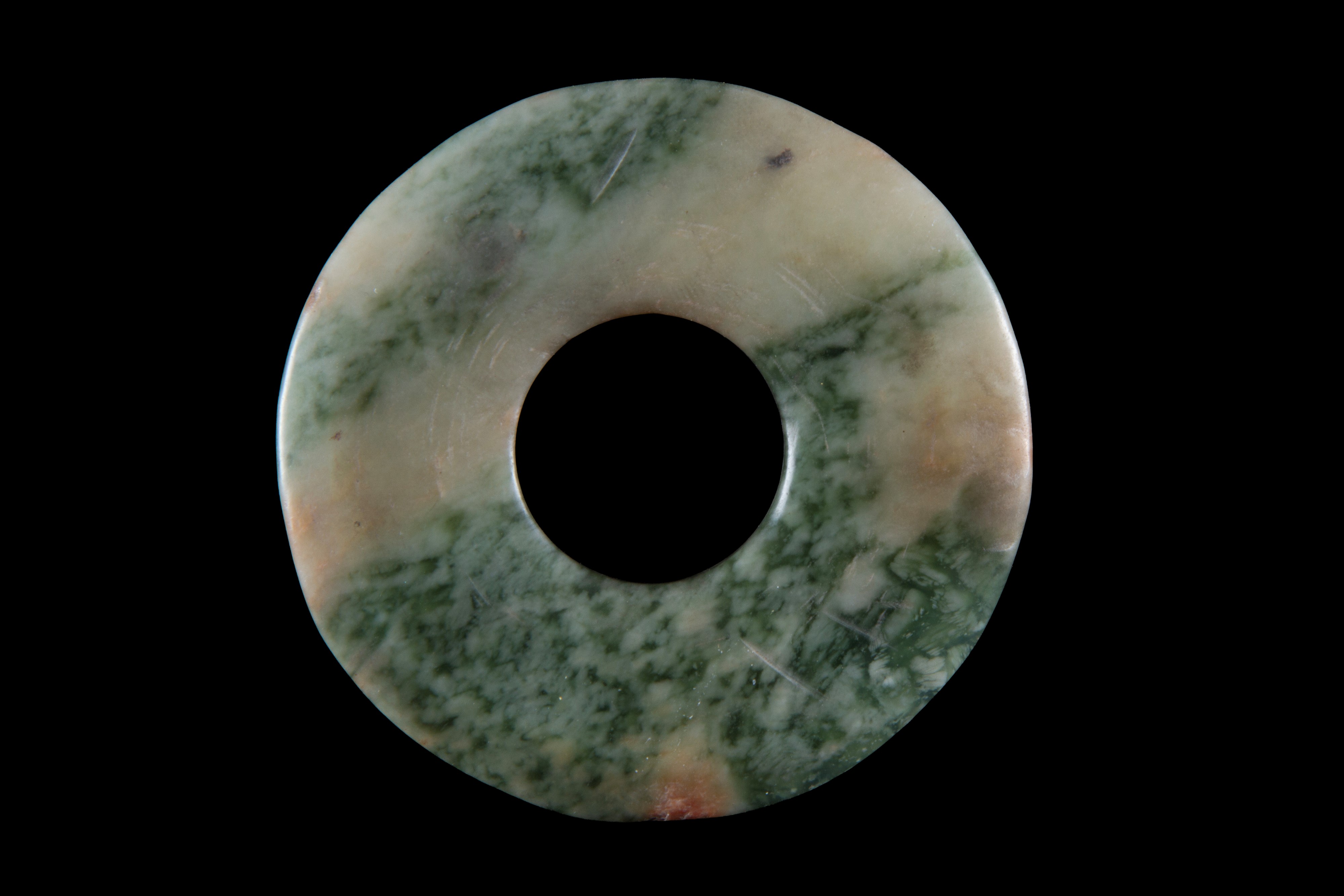 Disco Bi in giada liscia